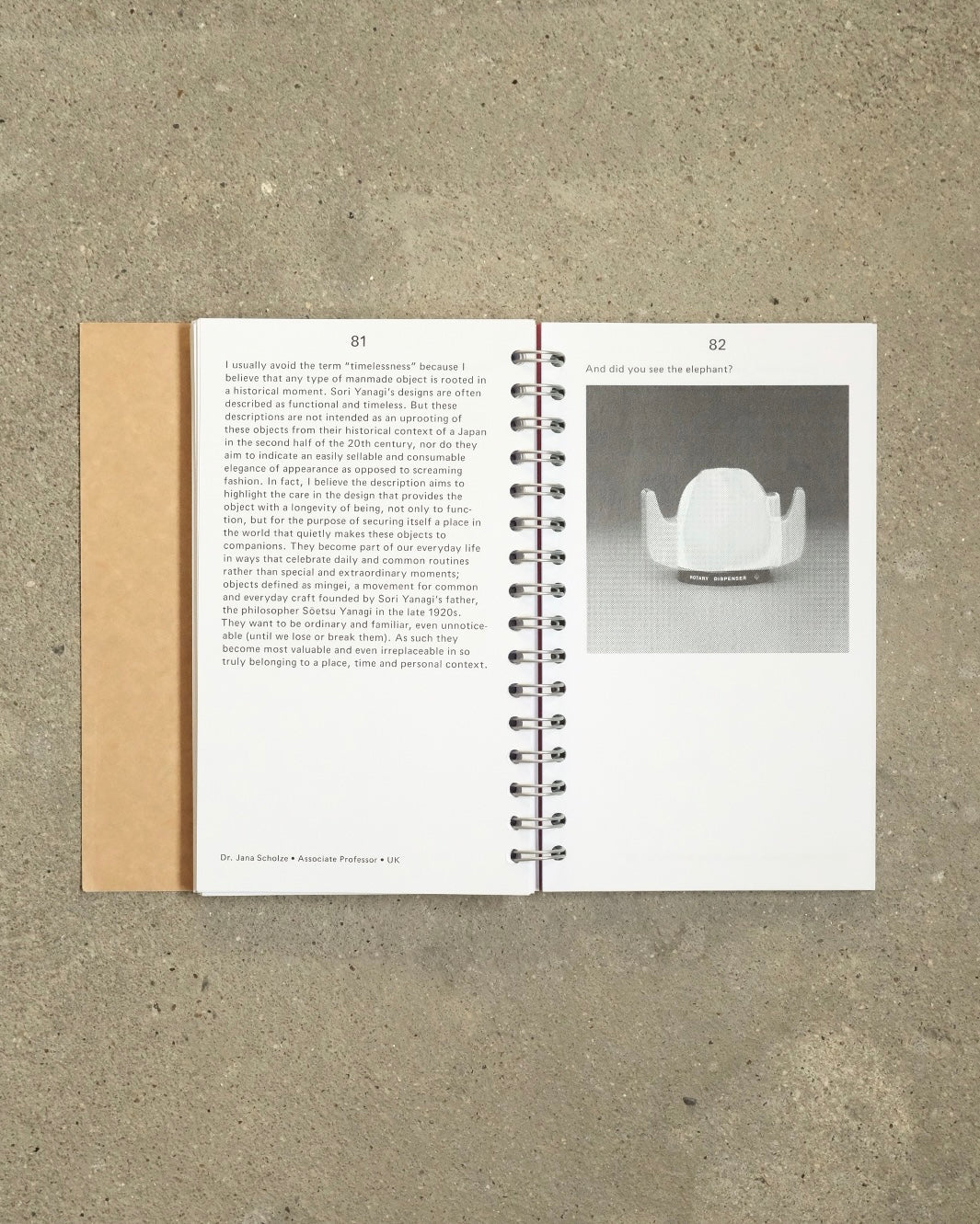 The Sori Yanagi Appreciation Society Book / Michael Marriott, Duncan Riches
