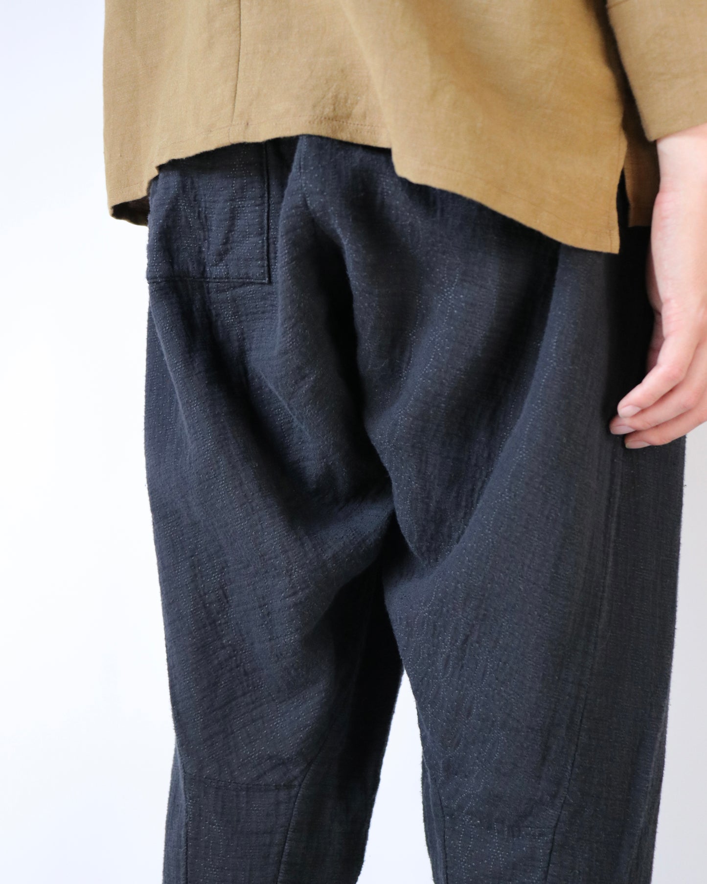 Flower of Sashiko Tattsuke pants