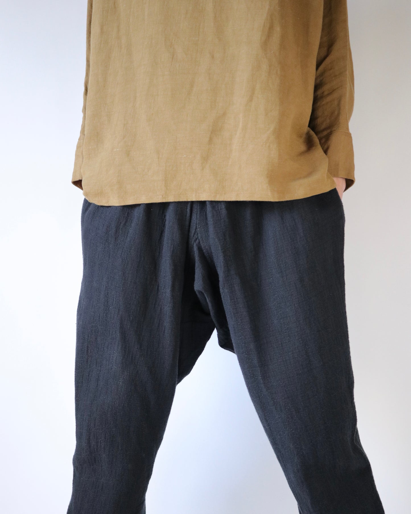 Flower of Sashiko Tattsuke pants