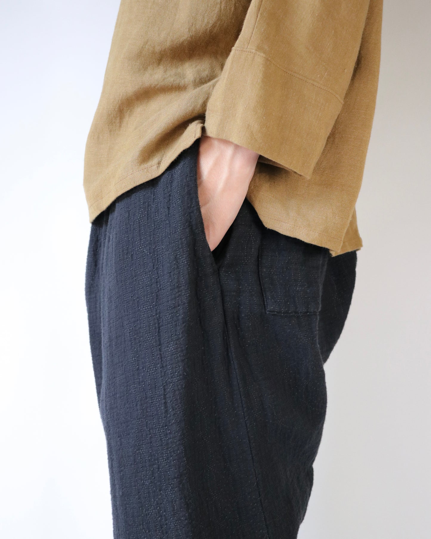 Flower of Sashiko Tattsuke pants