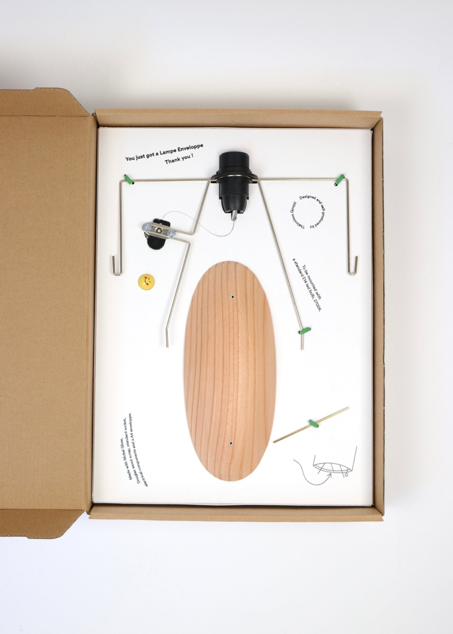 Lampe Enveroppe