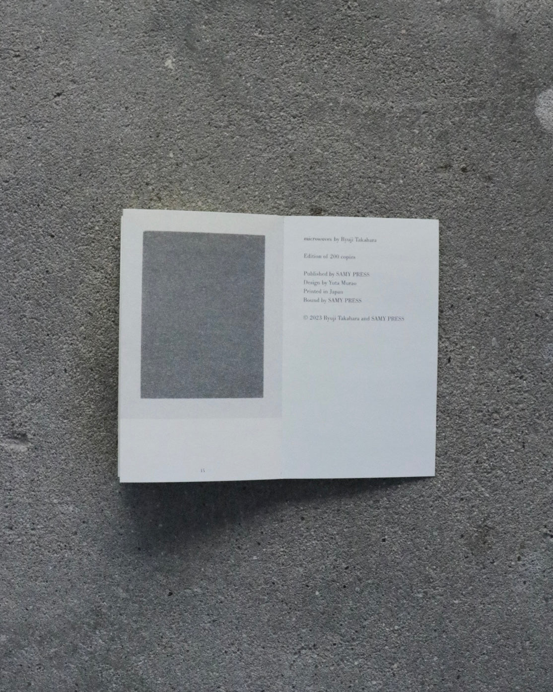 SAMY PRESS #1 microwaves-Ryuji Takahara