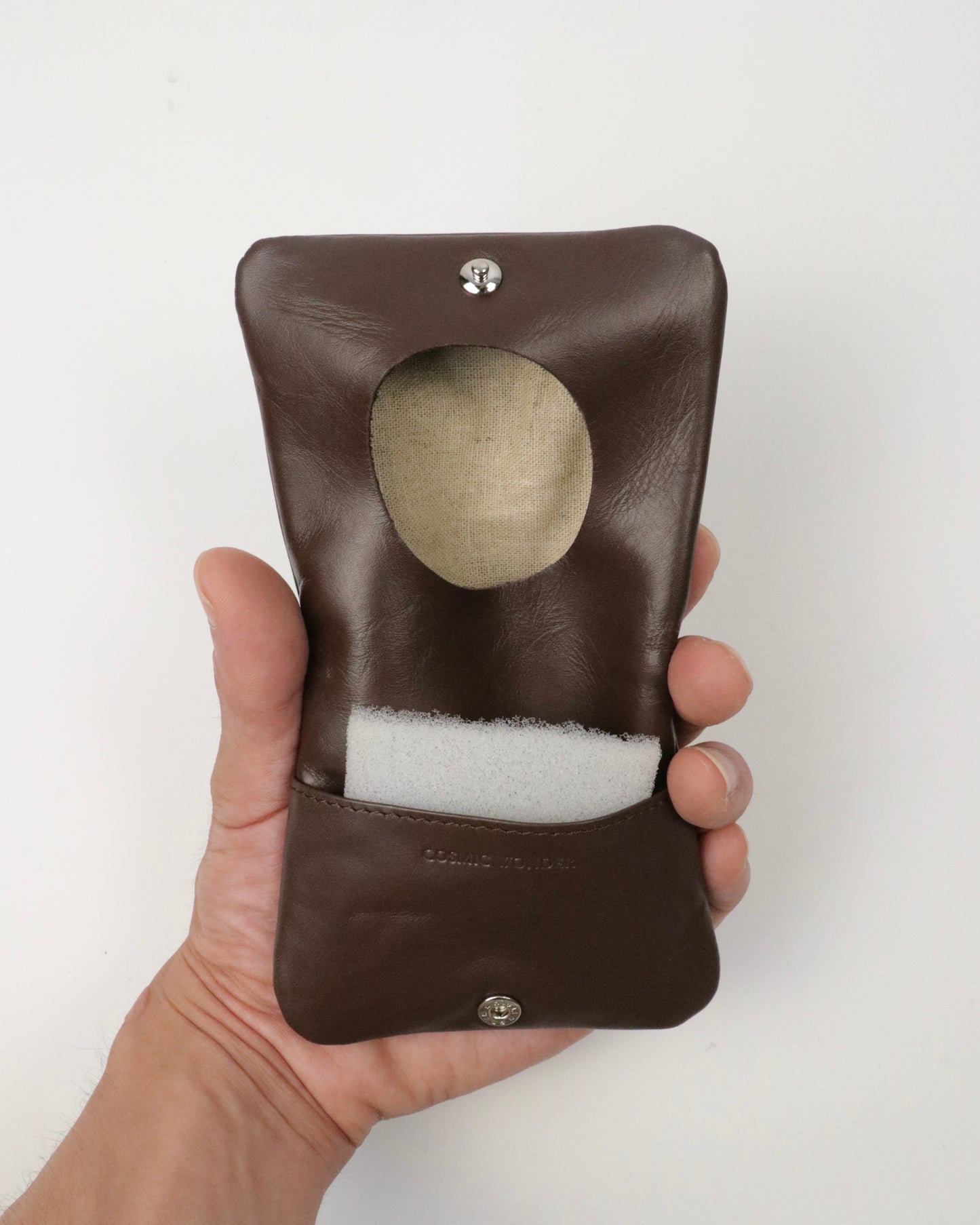 Light Leather coin case