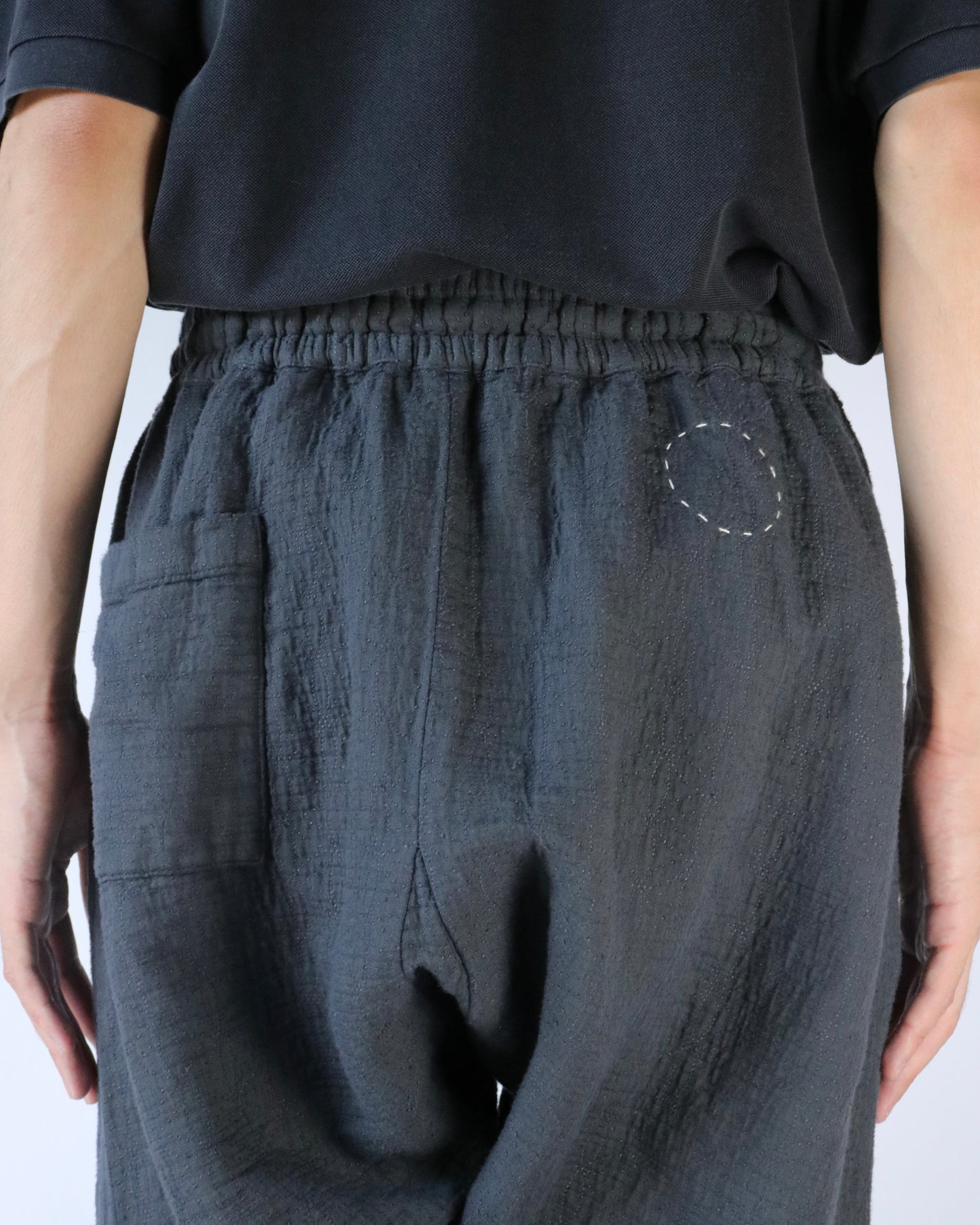 Flower of Sashiko Tattsuke pants
