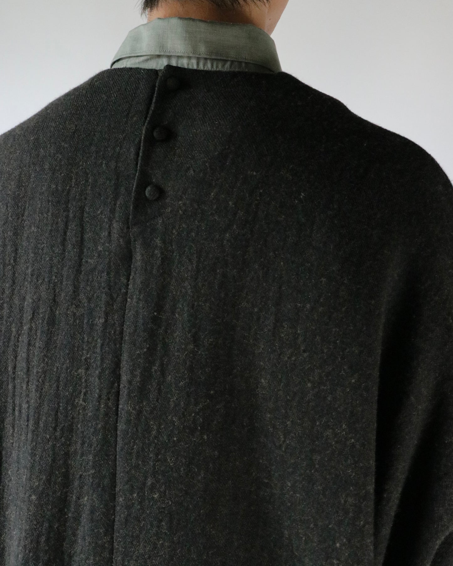 Linen wool and Cotton cashmer □○ dress