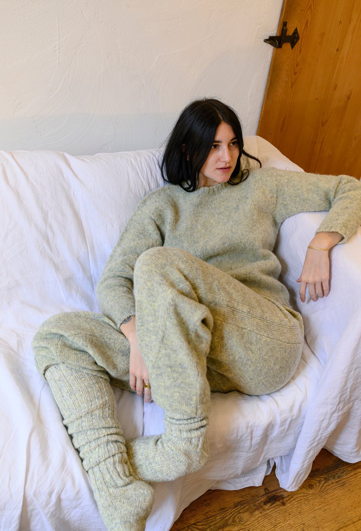 E RT N°53 Shetland sweatpants