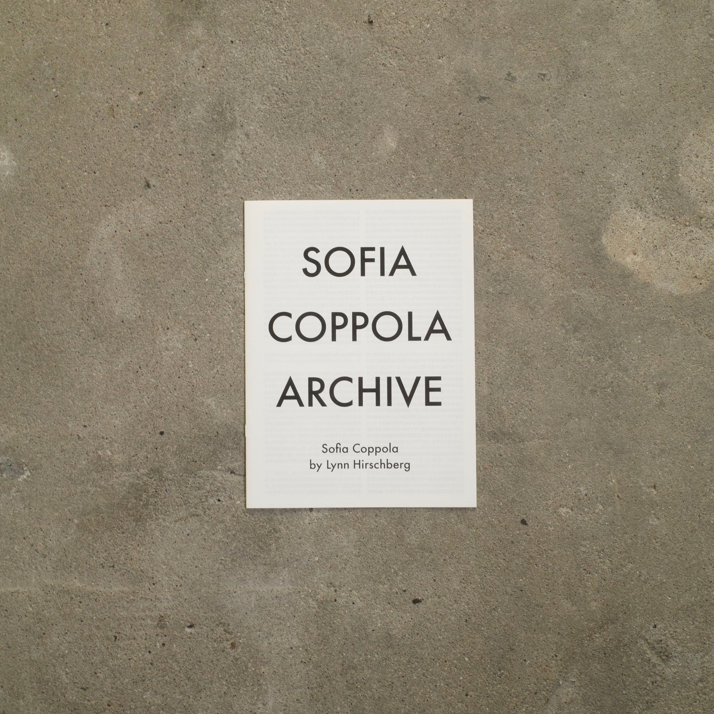 SOFIA COPPOLA ARCHIVE