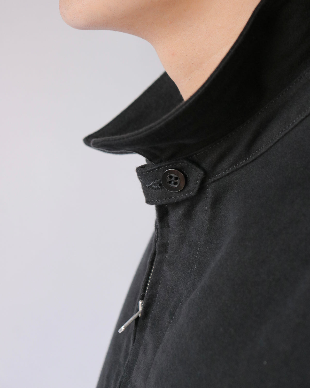 well / moleskin jacket black