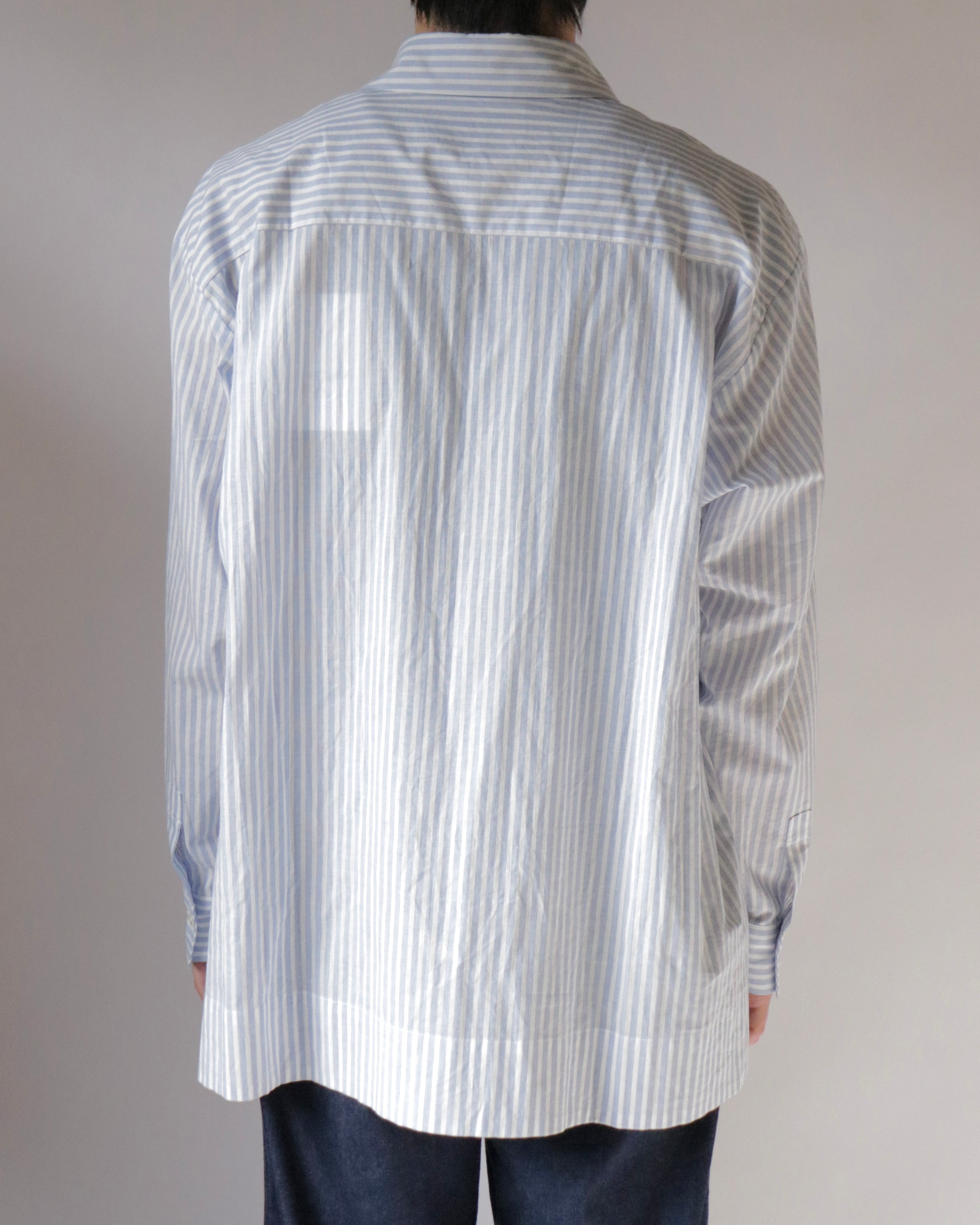 Organic cotton striped shirt