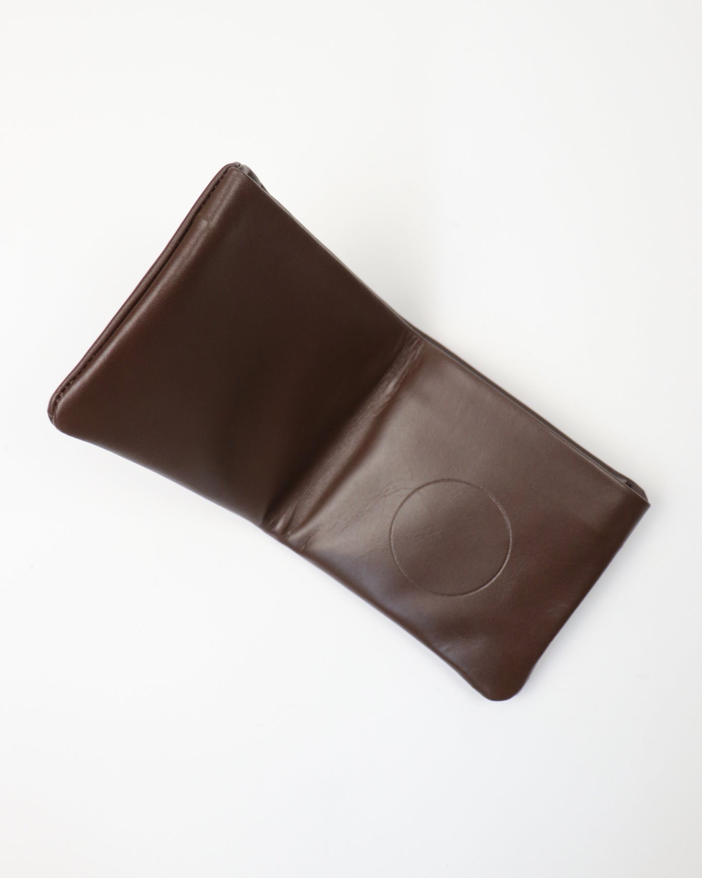Light leather bifold wallet