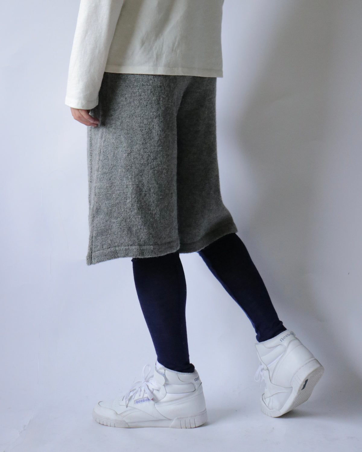 E RT / Shetland Short Sweat Pants (Exclusive) / Grey