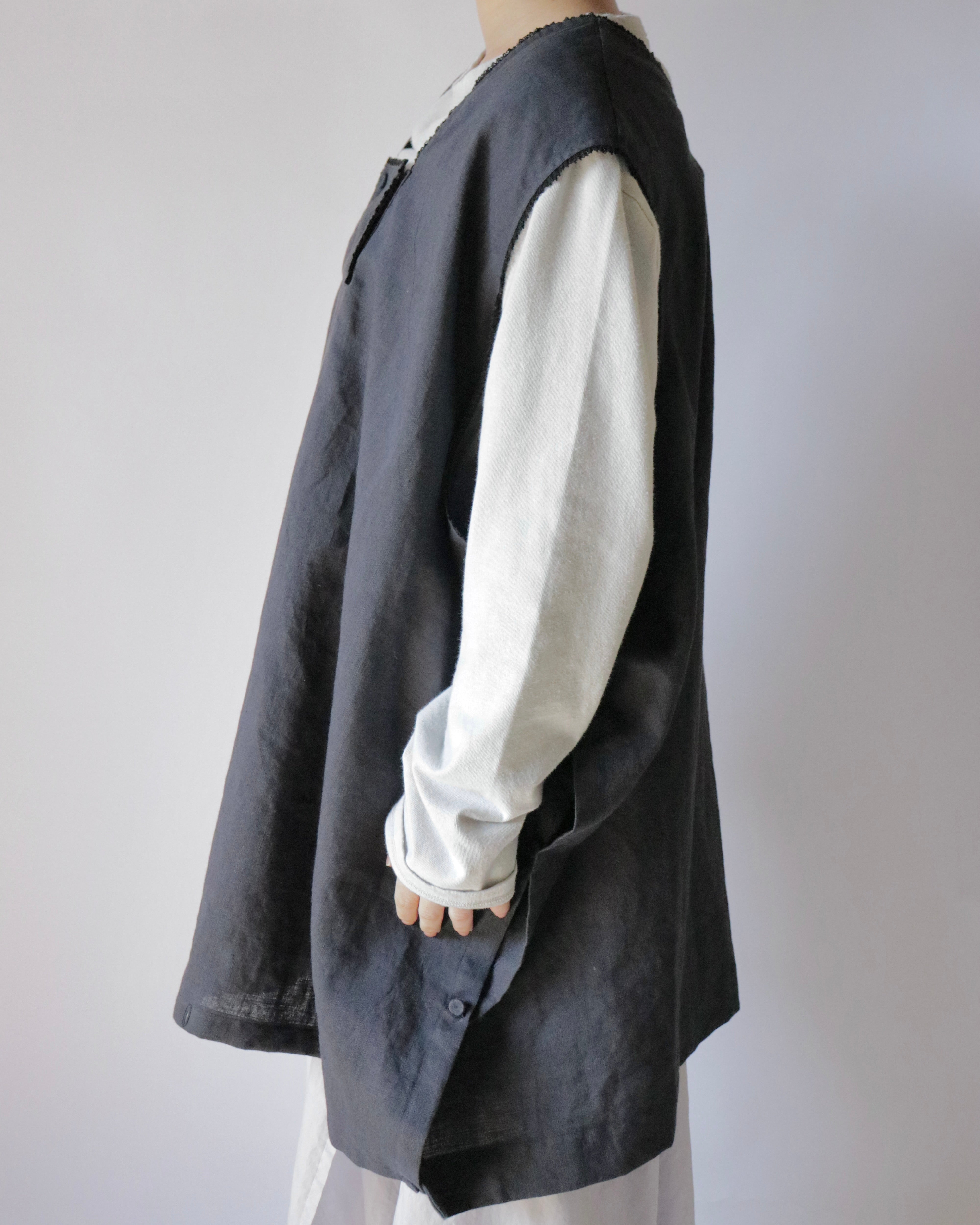 Lyung-down nightwear dress