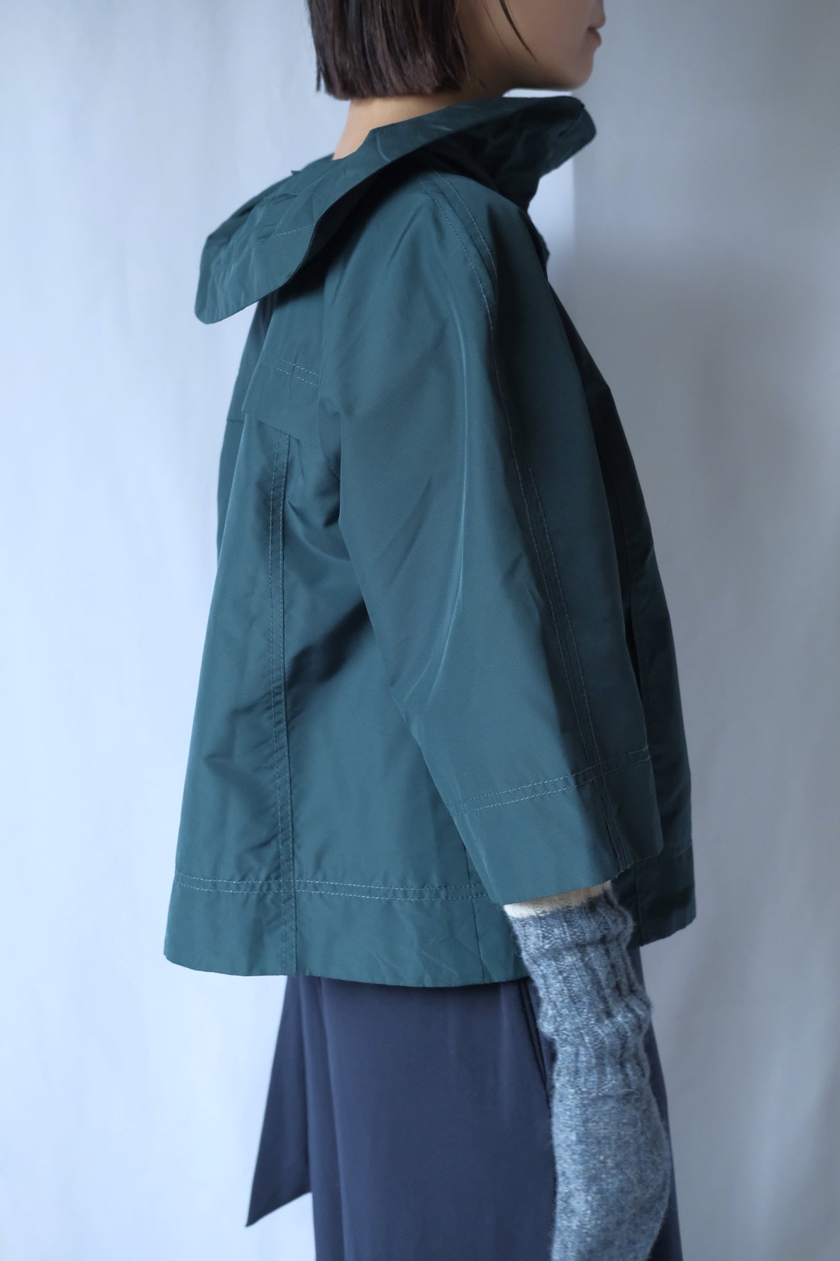 90s MOSSIMO Overcollar nylon short jacket