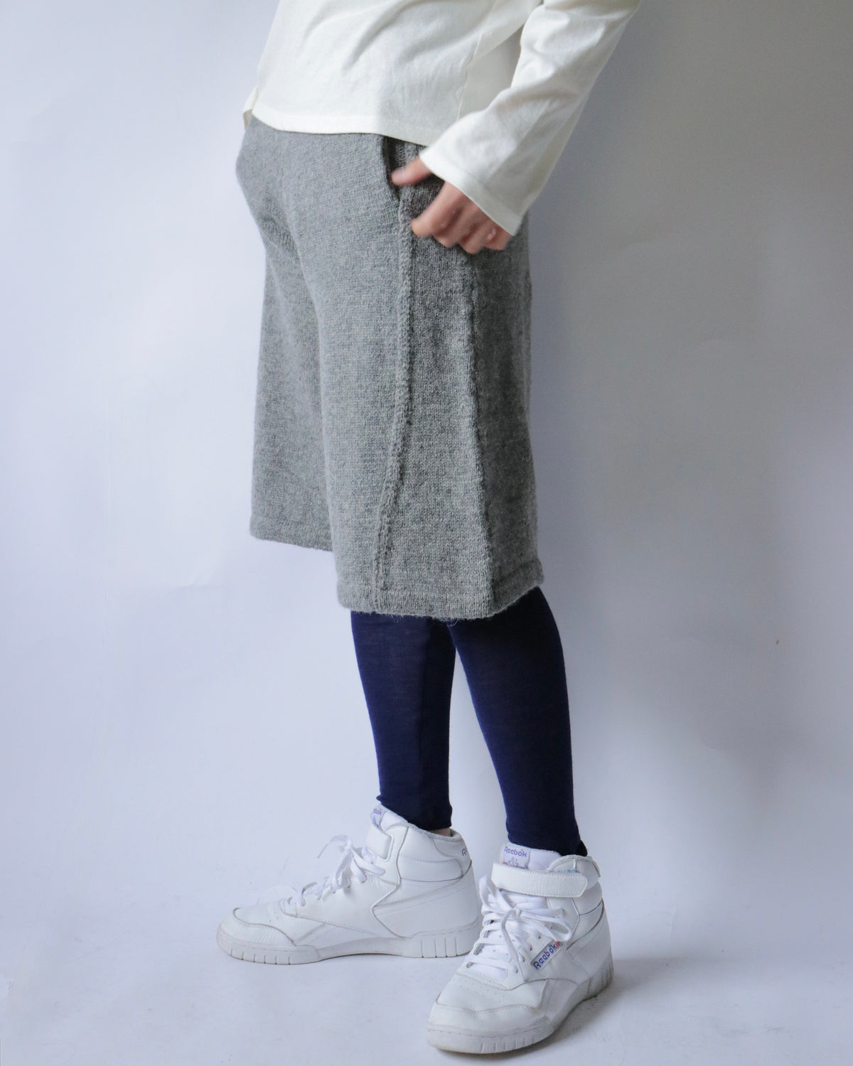 E RT / Shetland Short Sweat Pants (Exclusive) / Grey