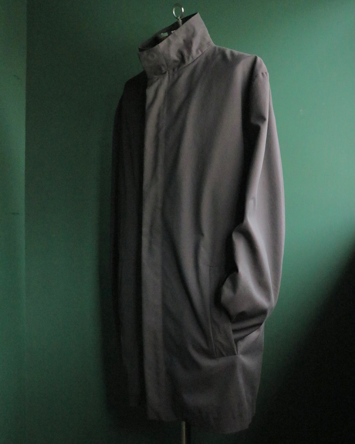 2010FW Calvin Klein Collection stand-collar padding zip coat