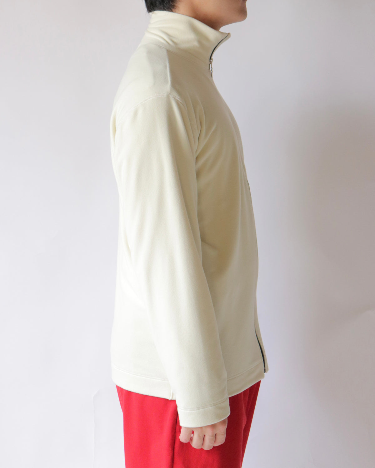 well / ribbon zip cardigan