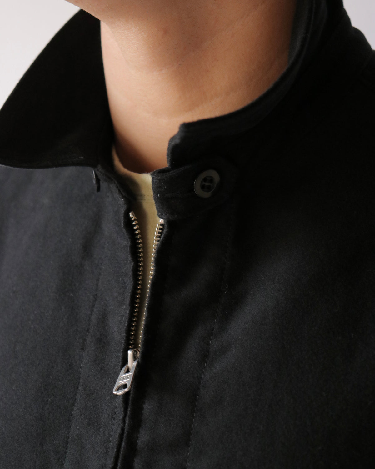 well / moleskin jacket black