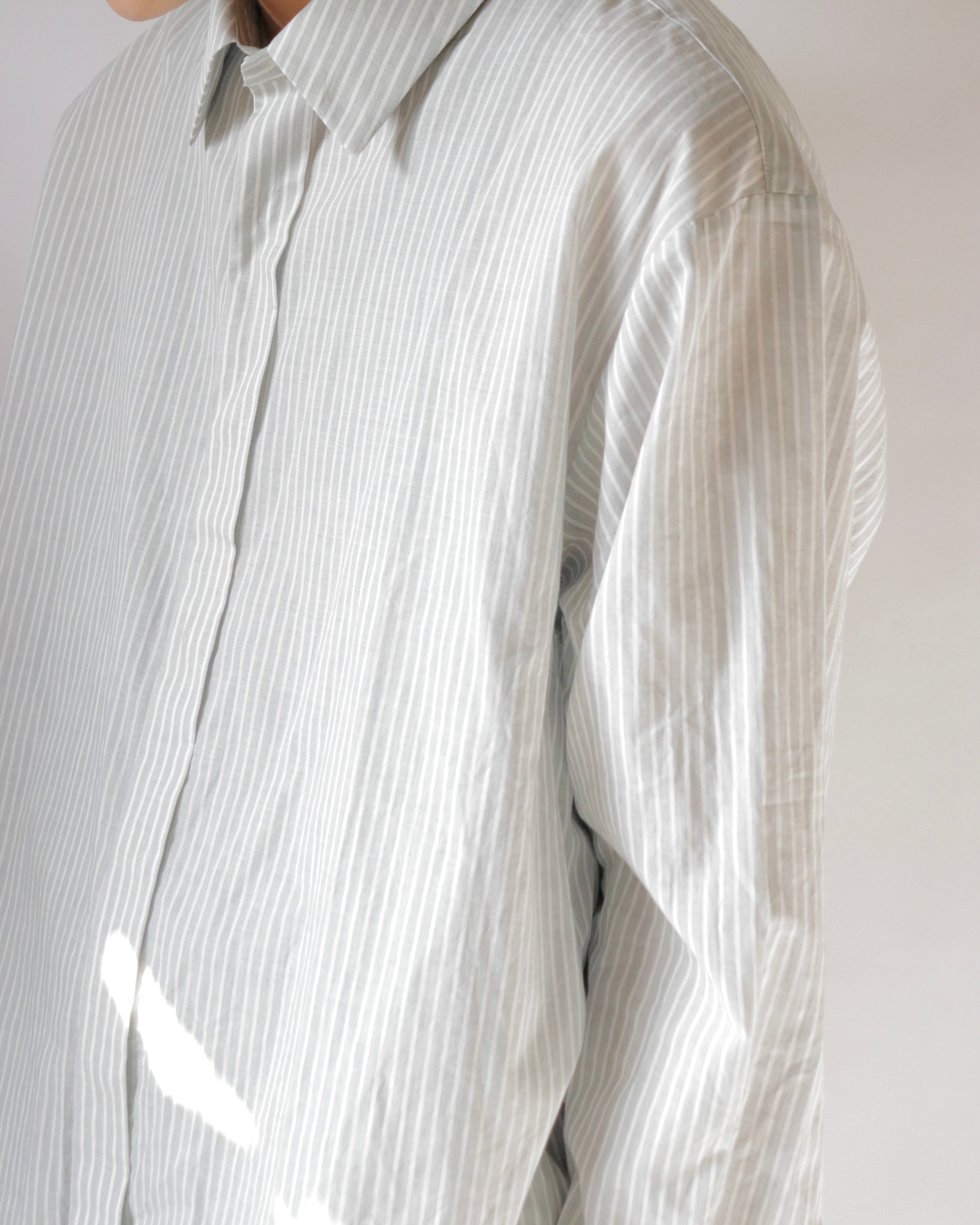 Organic cotton striped shirt