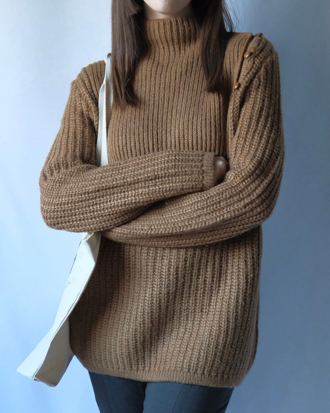 TRASSARDI Assymetry design knit