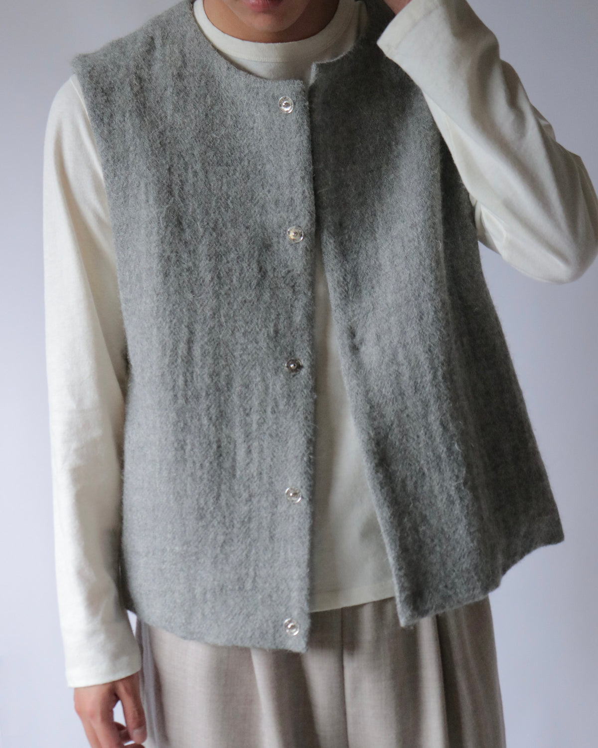 COSMIC WONDER / Nostalgic painter's winter vest