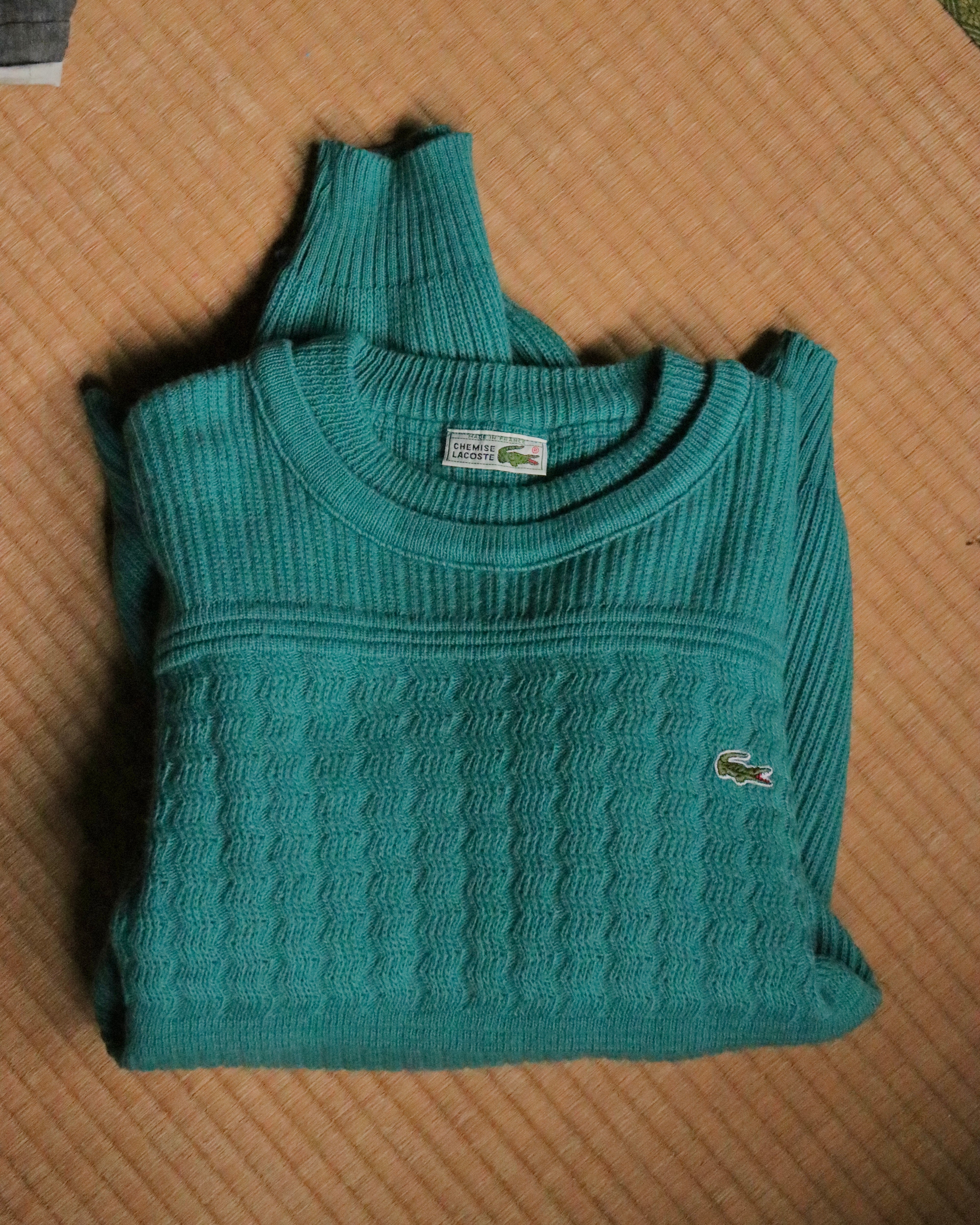 70s LACOSTE knit jumper