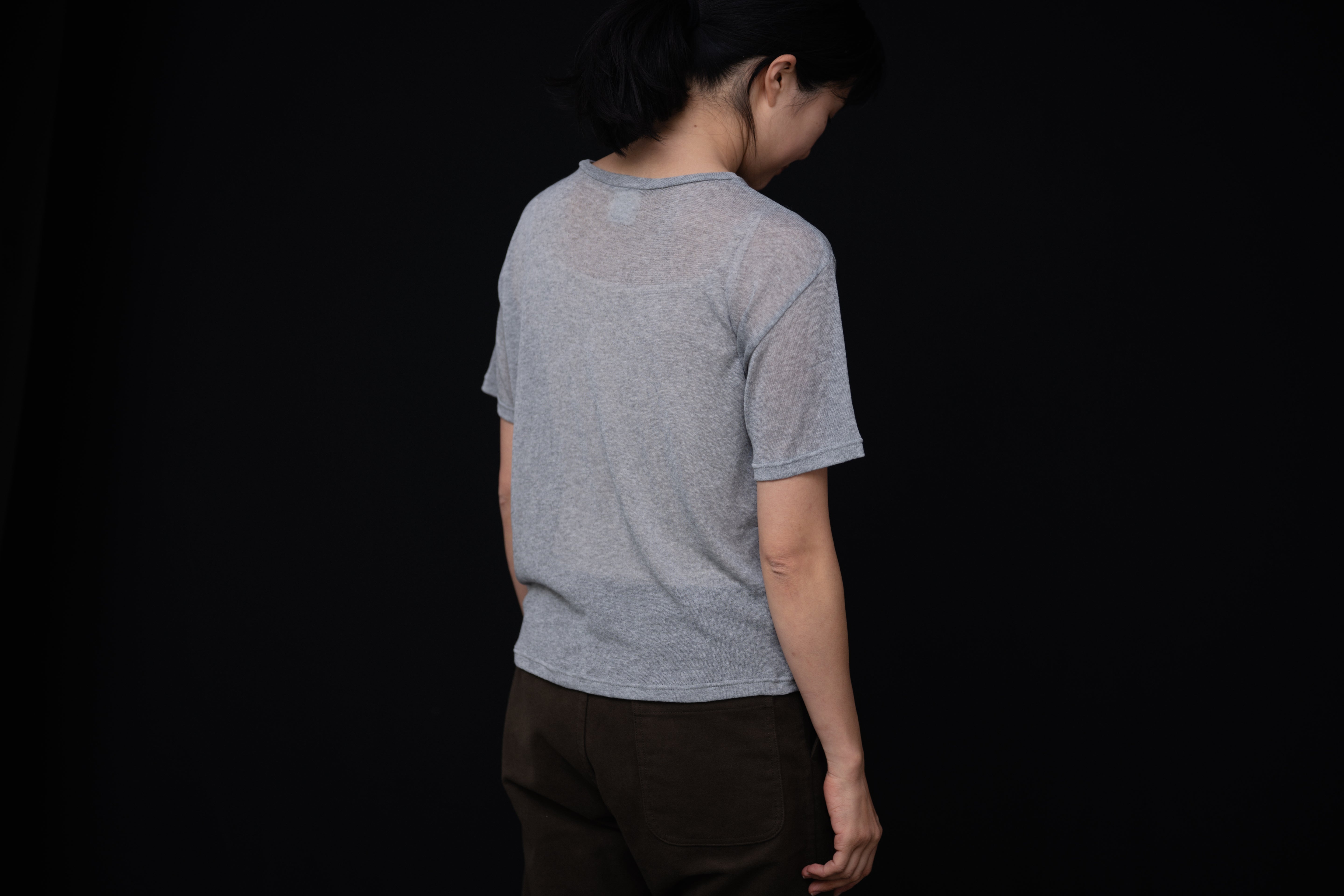 Thin Knit T-Shirt