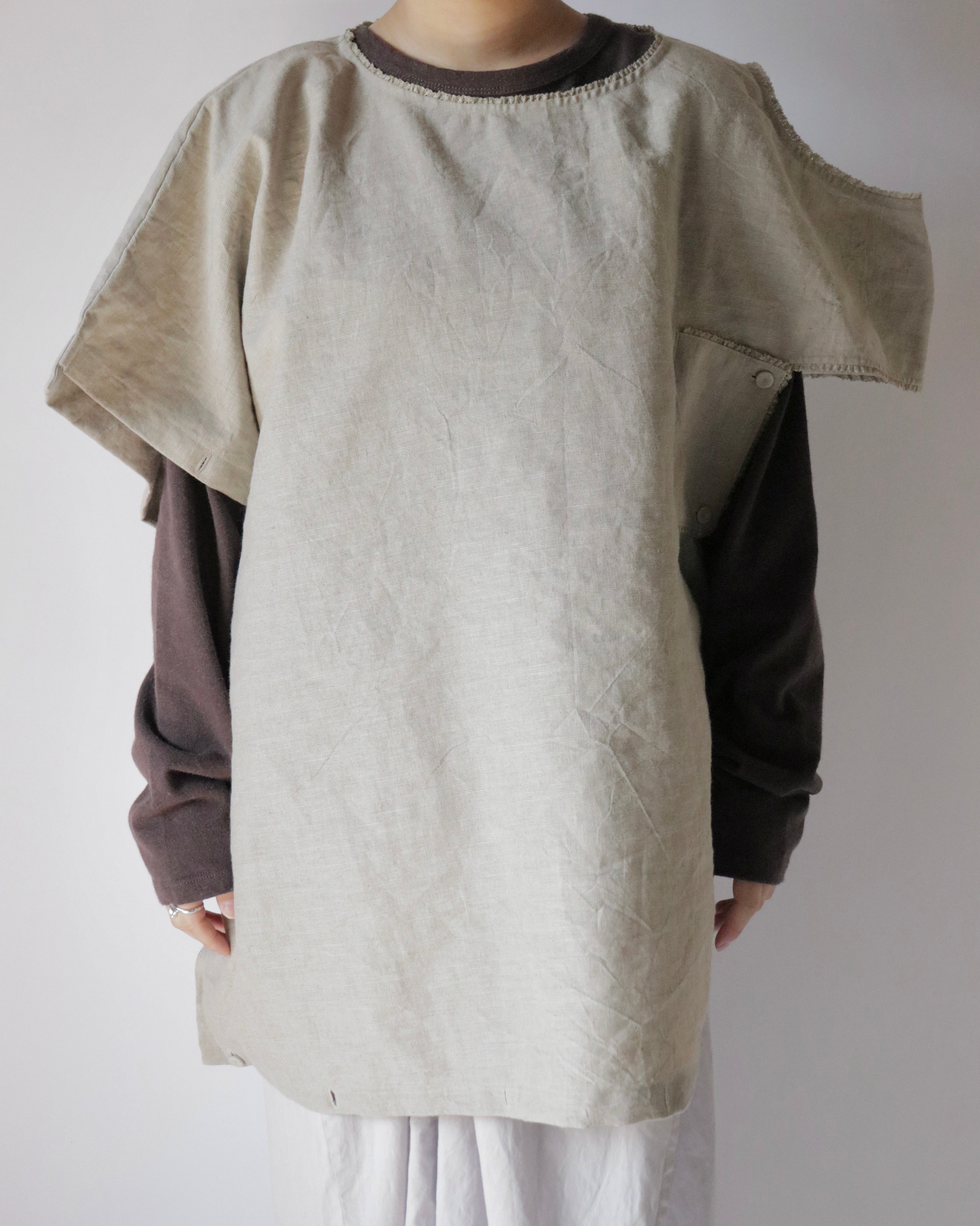 Lyung-down nightwear dress