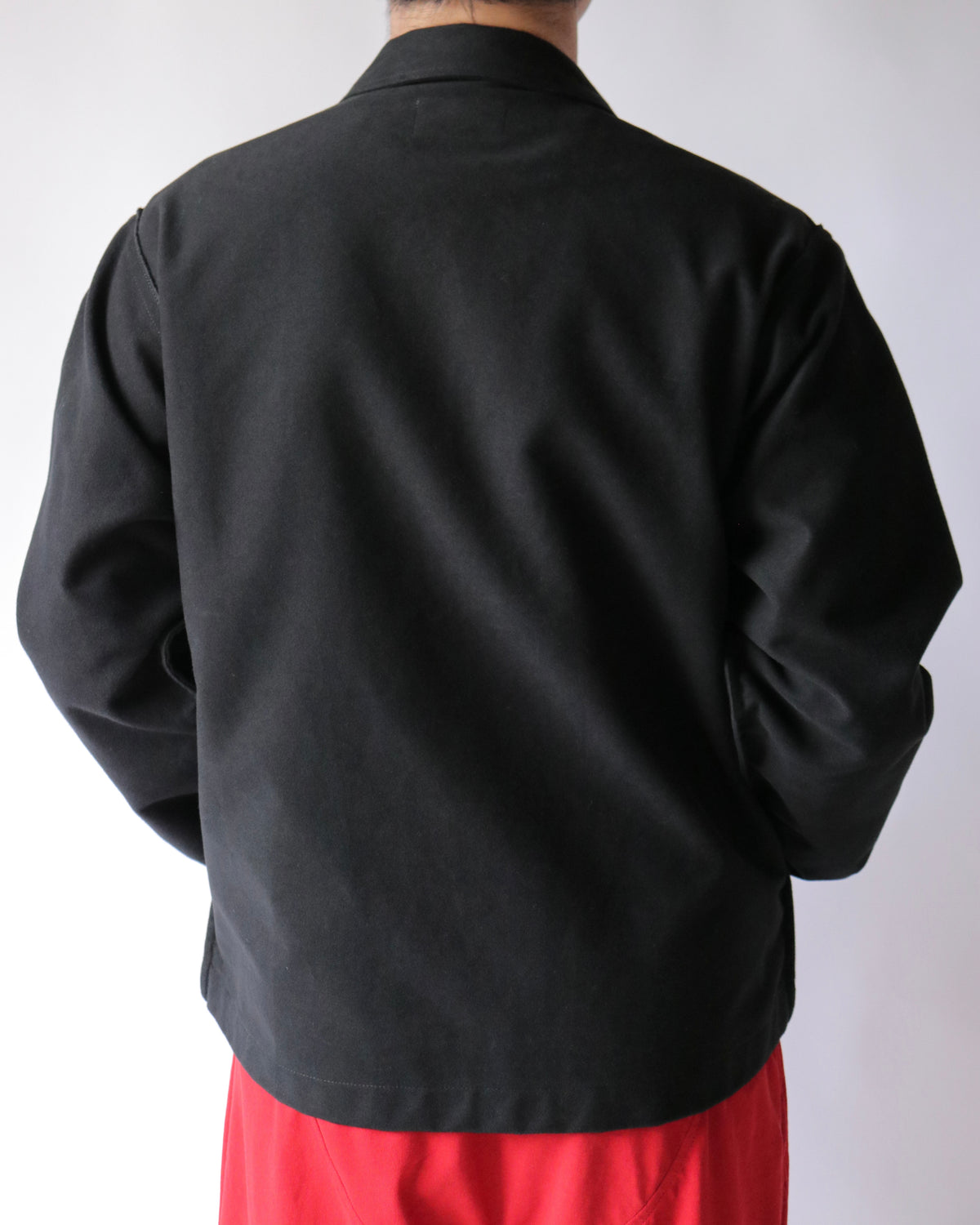 well / moleskin jacket black