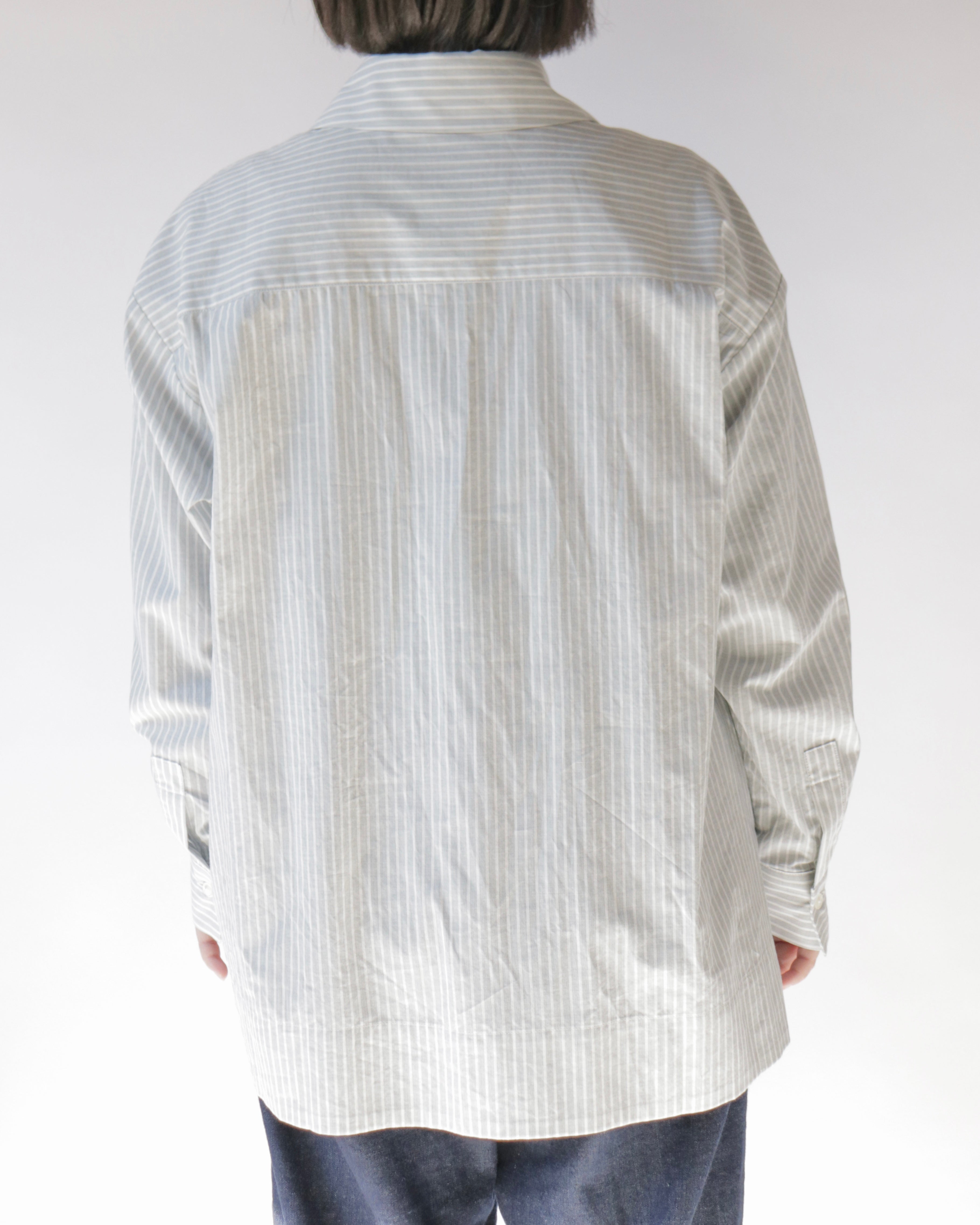 Organic cotton striped shirt
