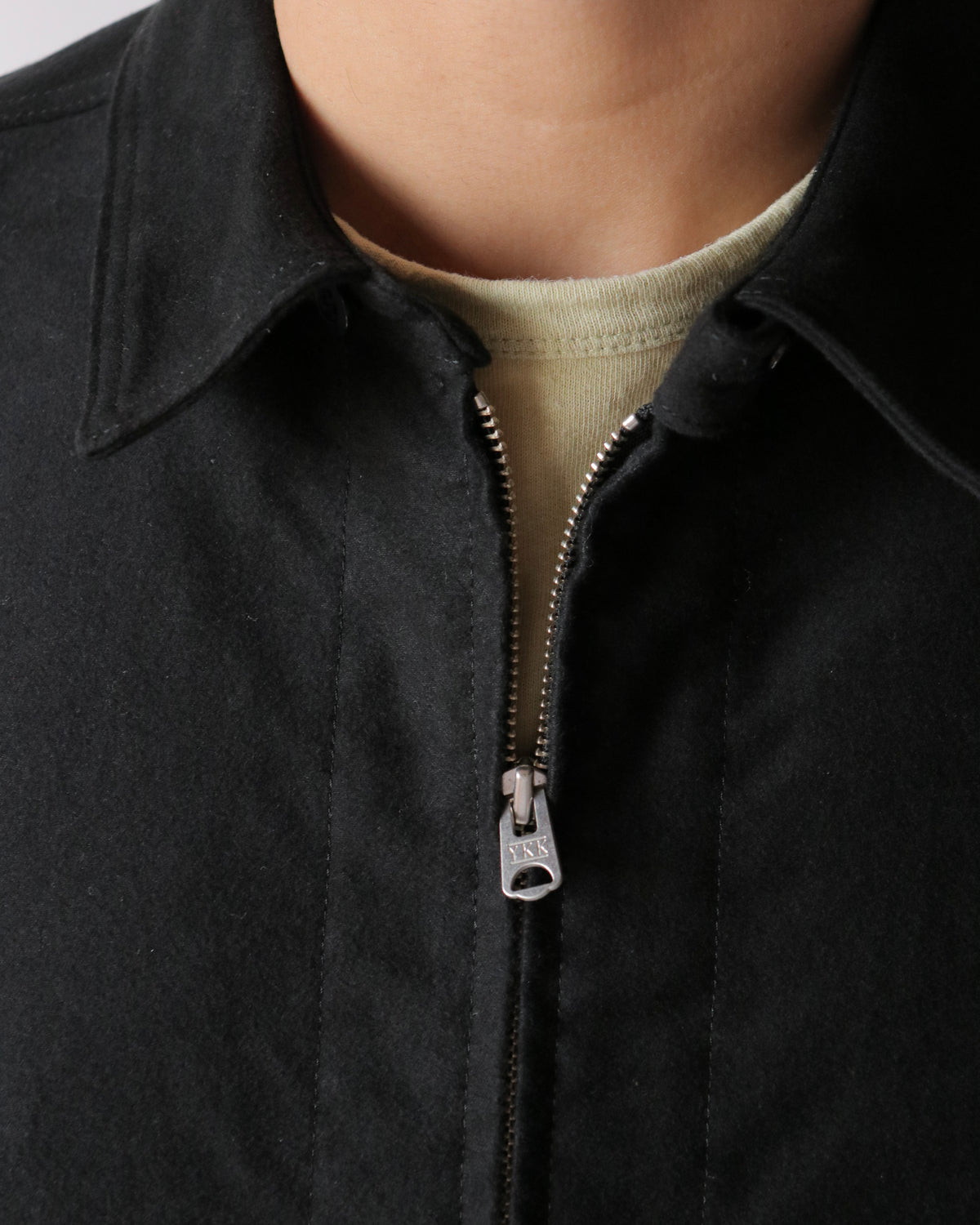 well / moleskin jacket black