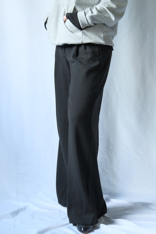 LOVE MOSCHINO 2tuck wide leg slacks