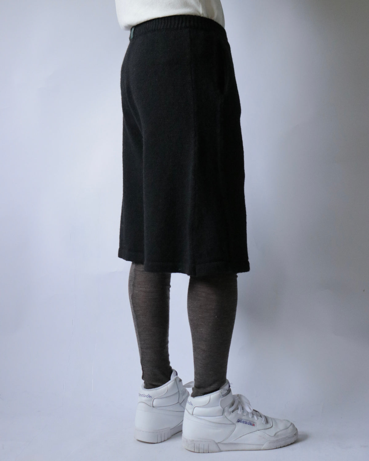E RT / Shetland Short Sweat Pants (Exclusive) / Black