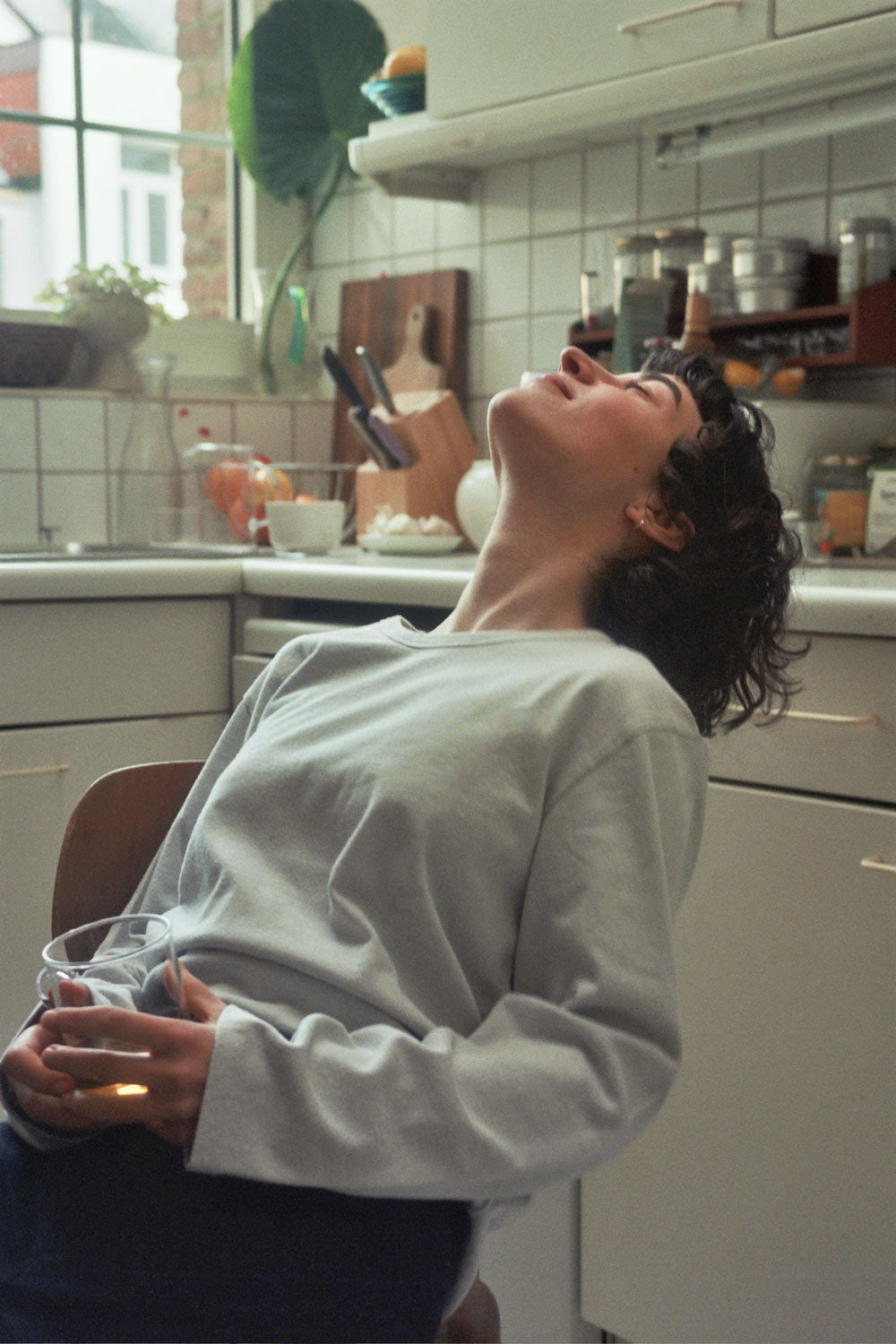 The Long Sleeve T-Shirt in Clay