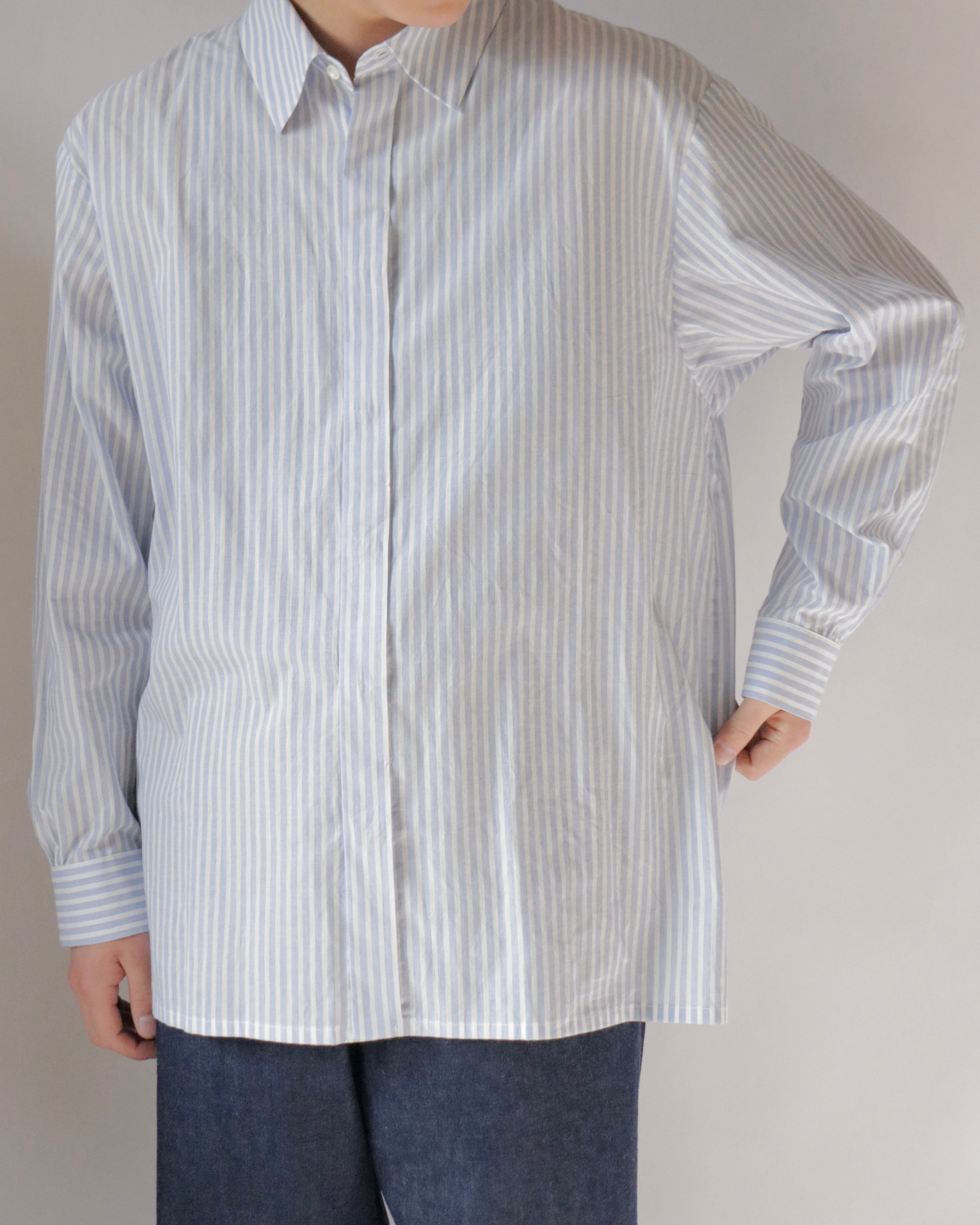 Organic cotton striped shirt