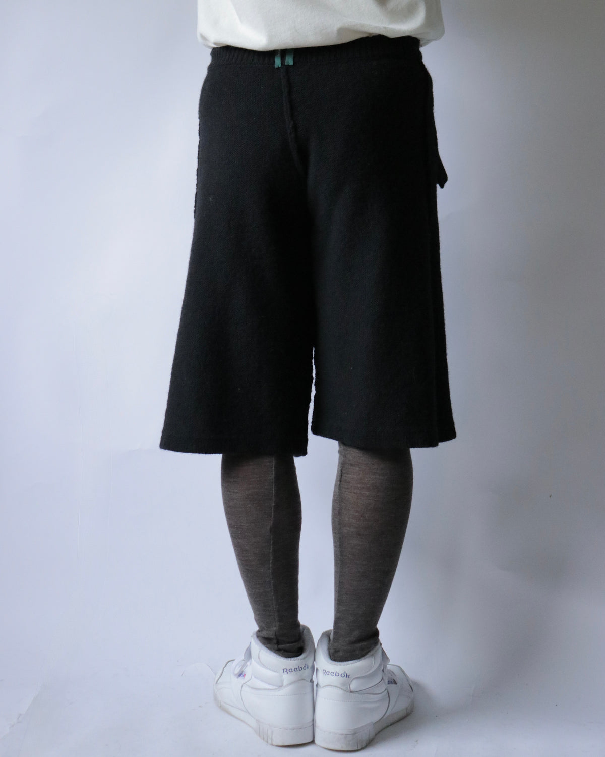 E RT / Shetland Short Sweat Pants (Exclusive) / Black