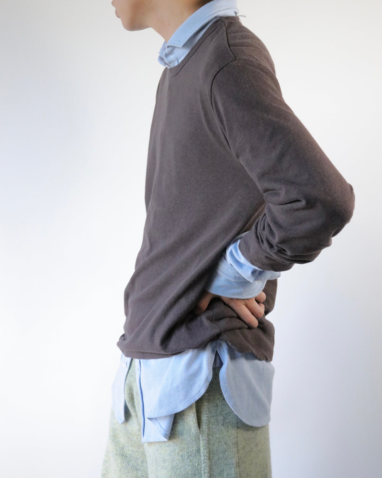 The Long Sleeve T-Shirt in Chocolate