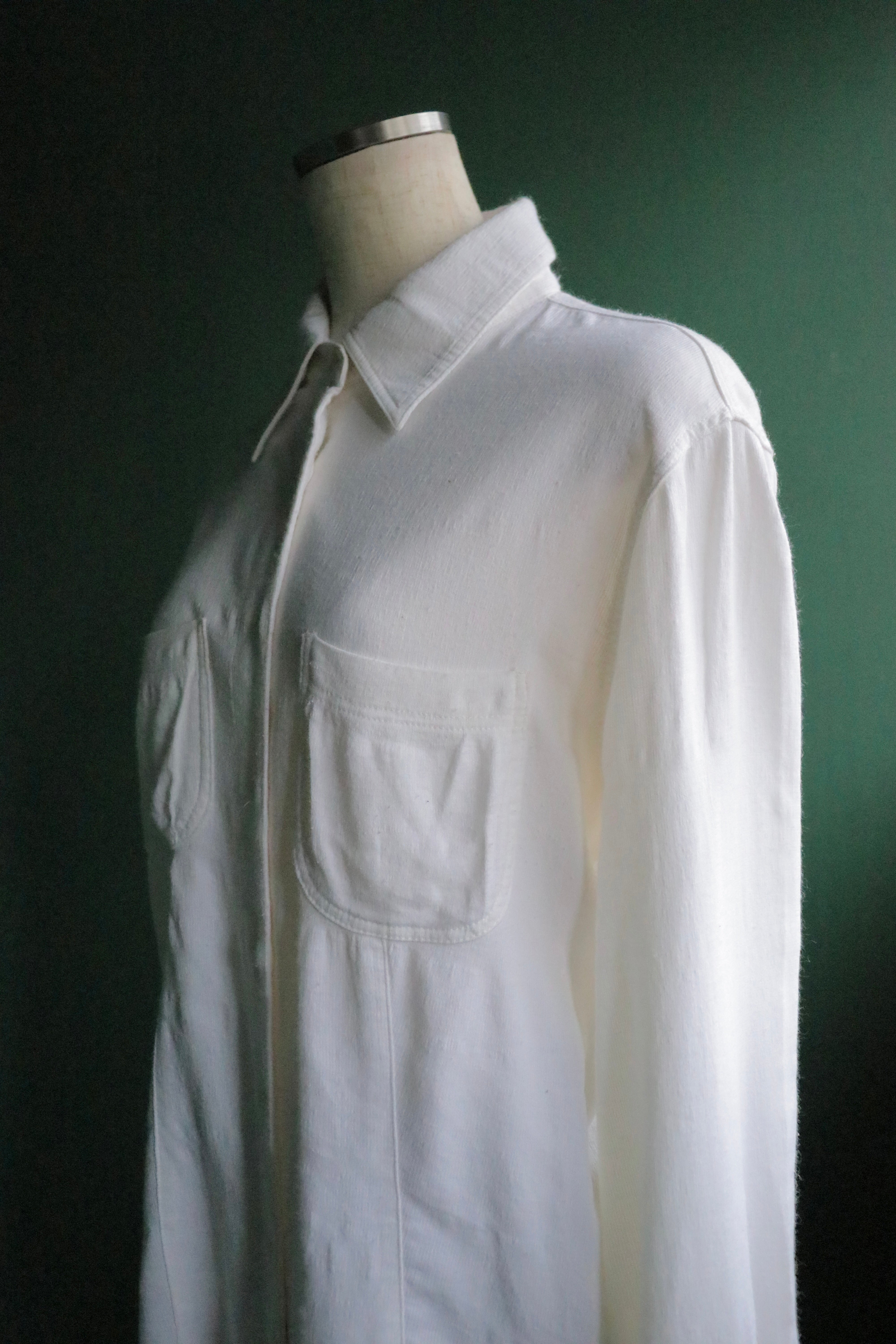 90s ARMANI JEANS cotton gauze shirt