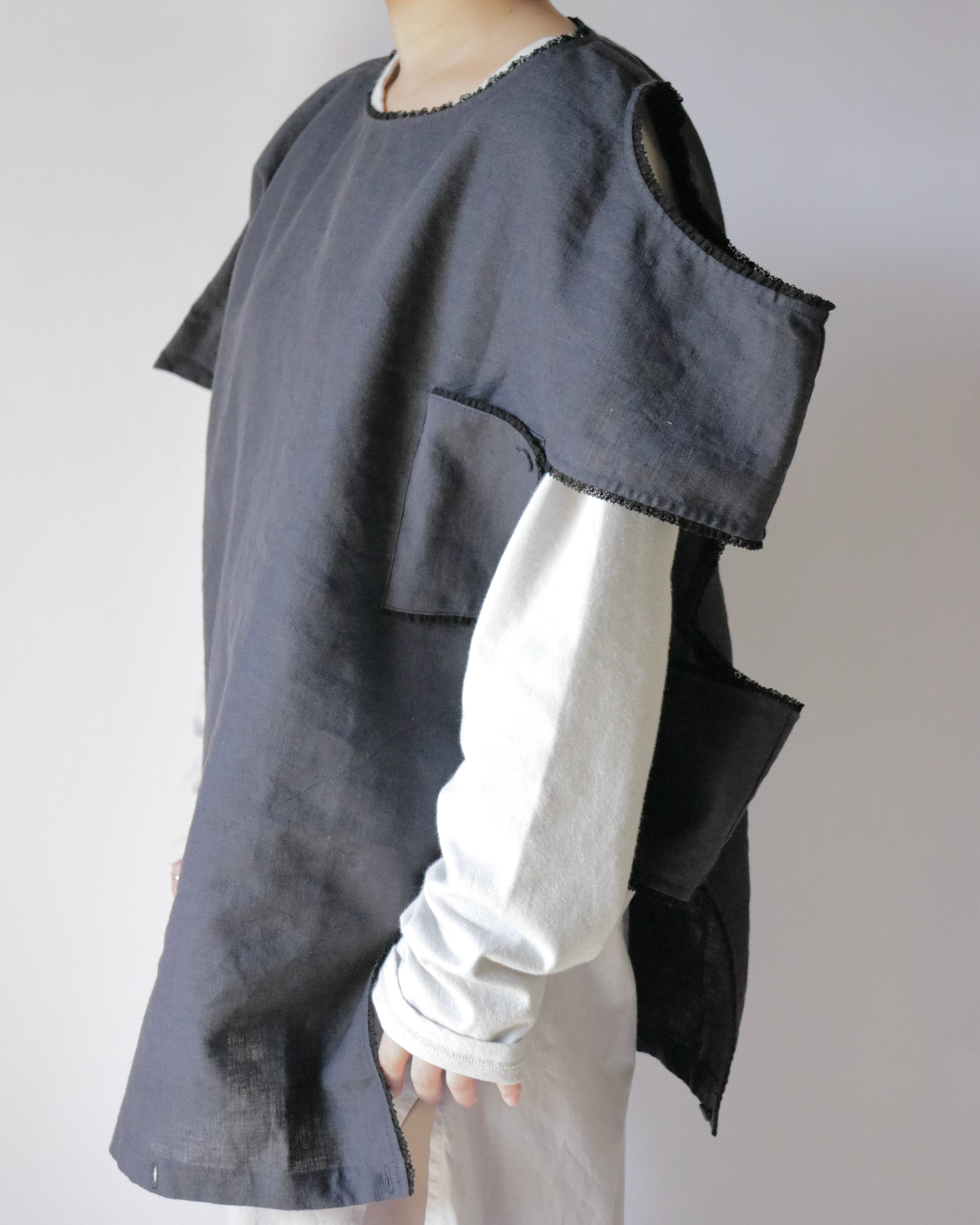 Lyung-down nightwear dress