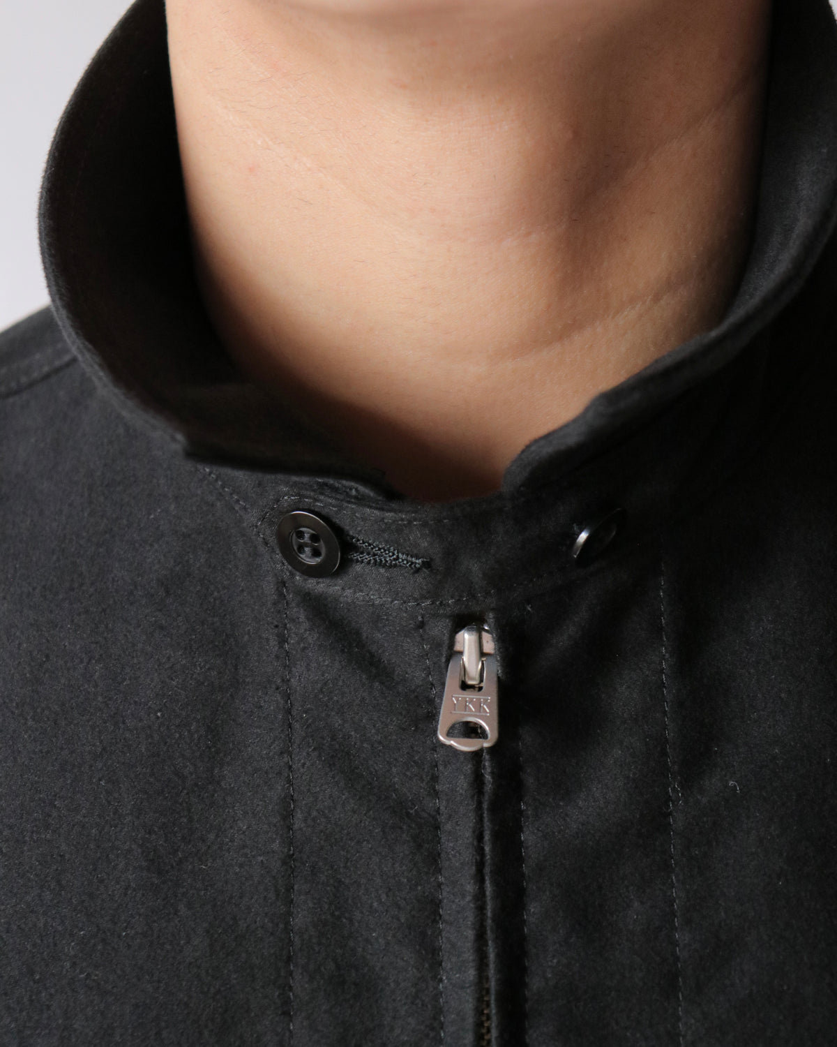 well / moleskin jacket black