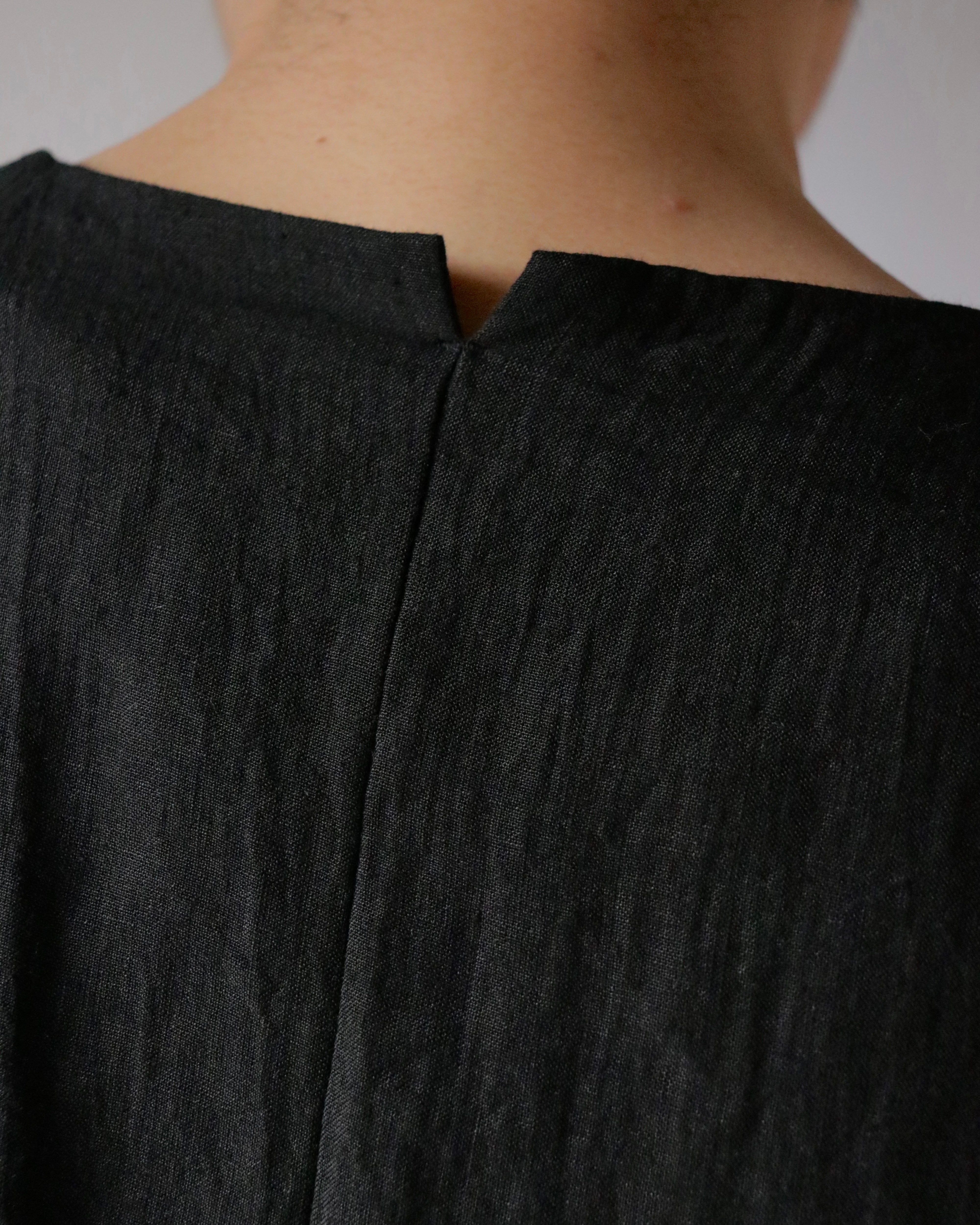 Linen lawn dolman sleeve shirt