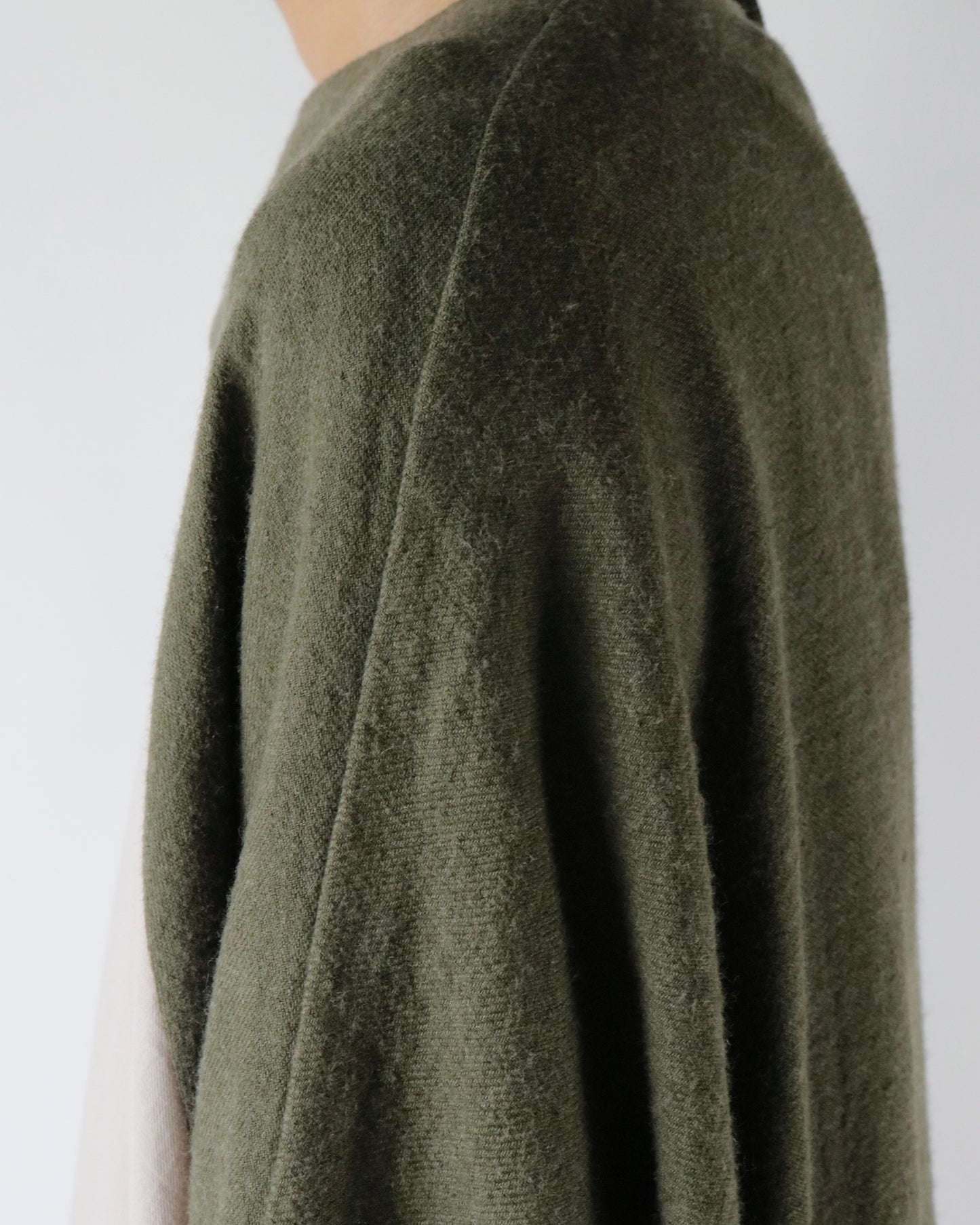 Linen wool and Cotton cashmer □○ dress