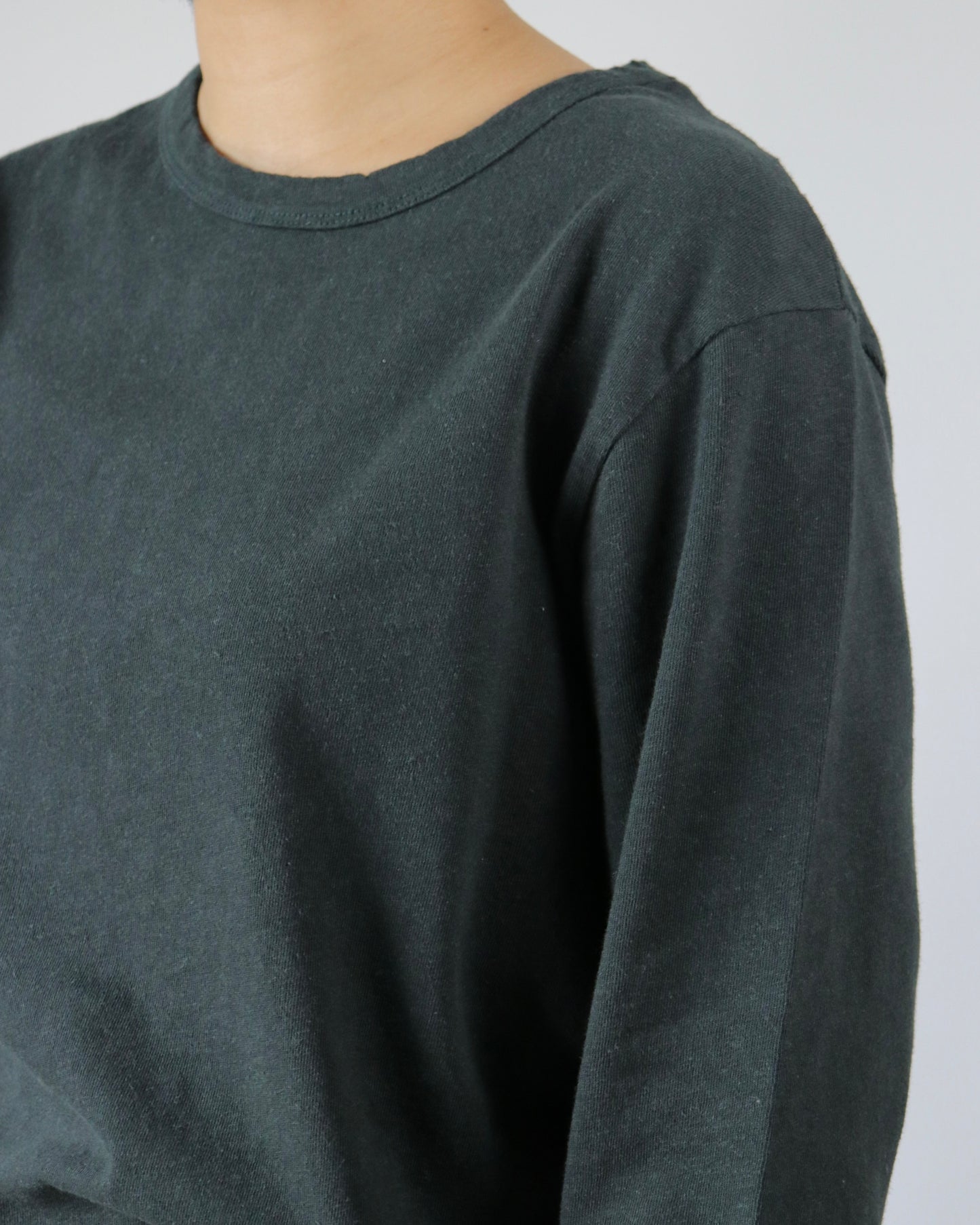 The Long Sleeve T-Shirt in Cast Iron