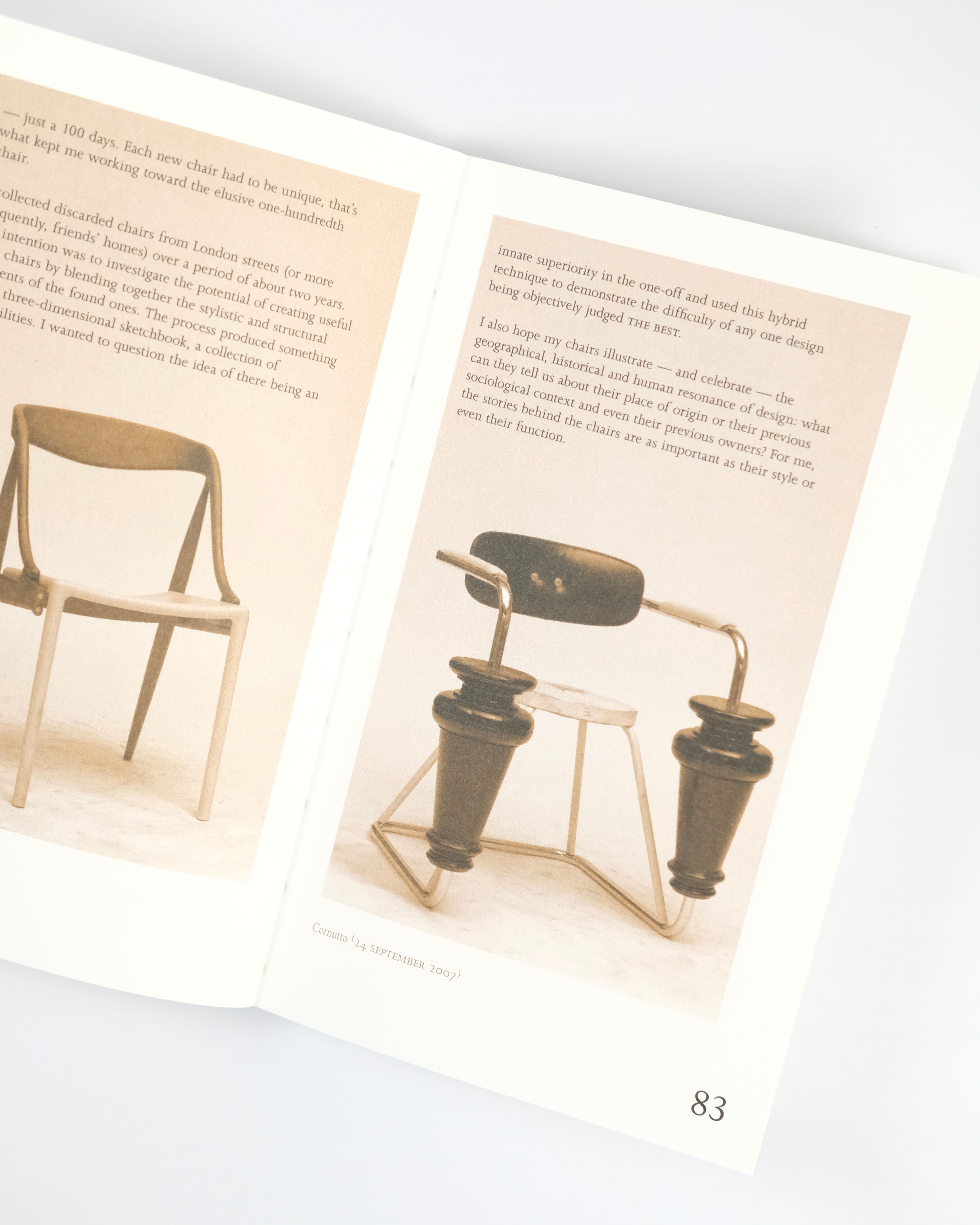 100 Chairs in 100 Days and its 100 Ways (4th Edition) / Martino Gamper