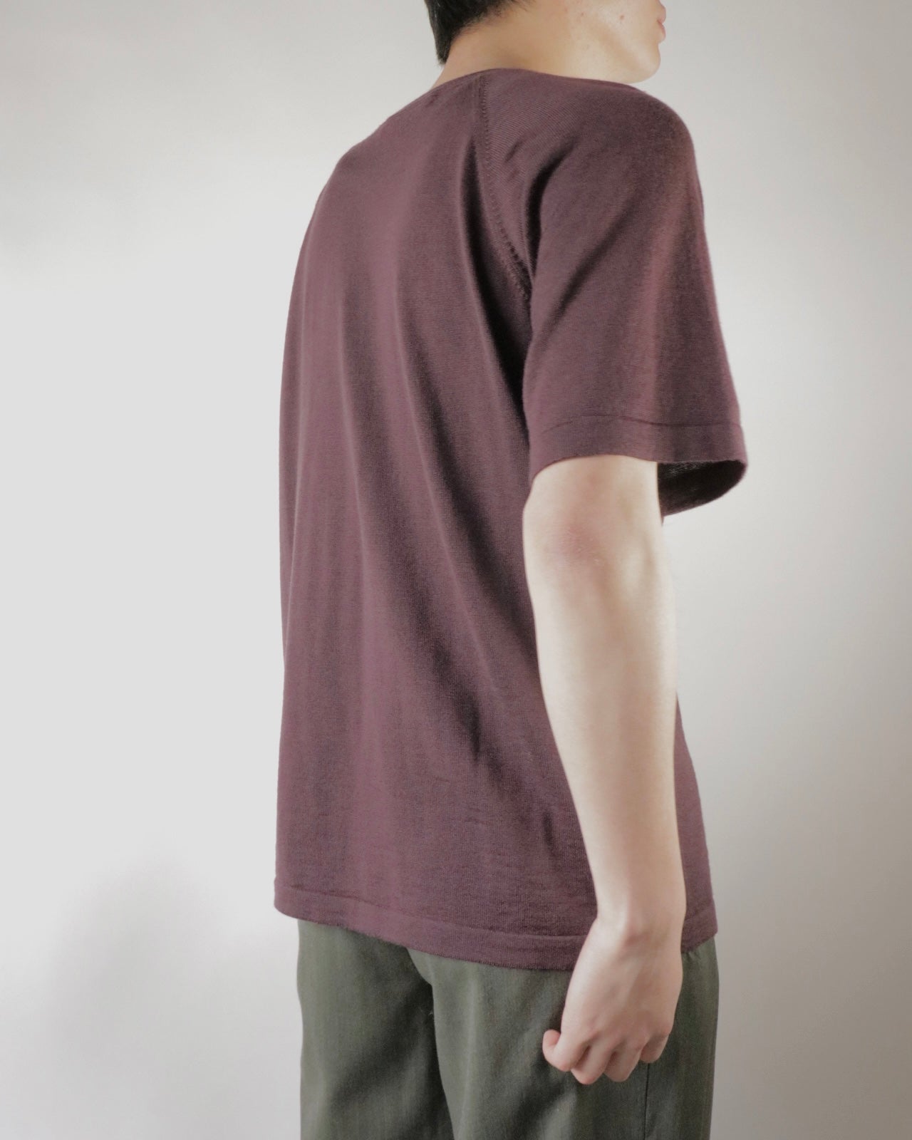 E RT N°19 Merino Tee - Havana