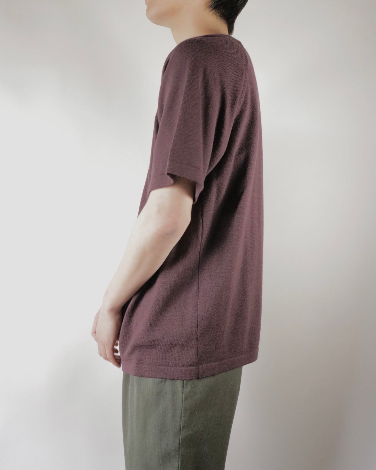 E RT N°19 Merino Tee - Havana