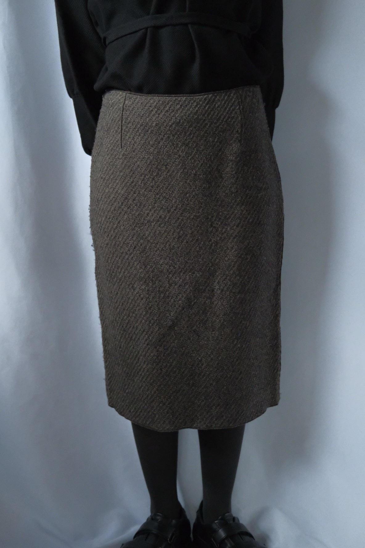 KRIZIA POI  Wool cocoon skirt