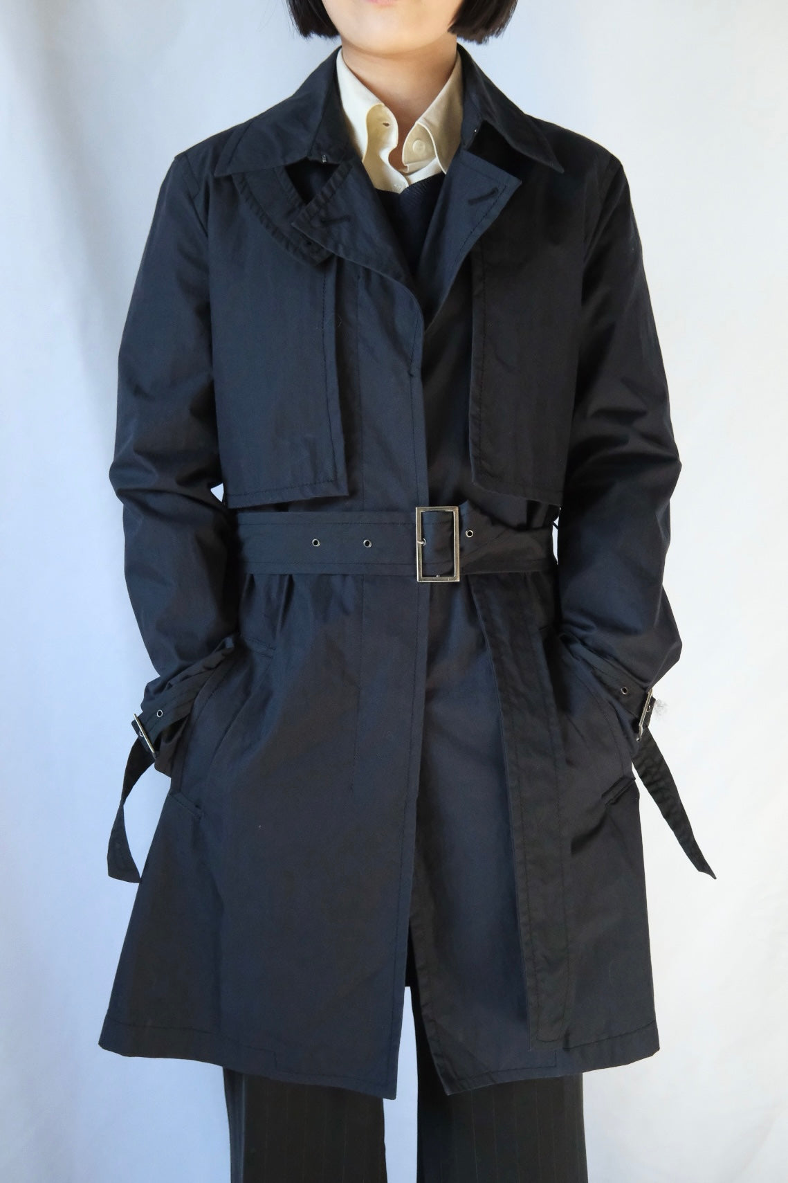 DKNY Cotton Nylon Trench coat