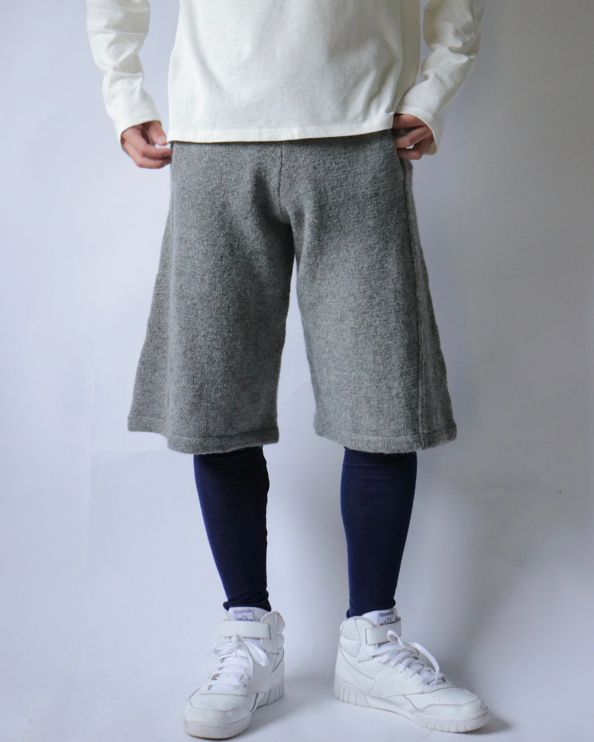 E RT / Shetland Short Sweat Pants (Exclusive) / Grey