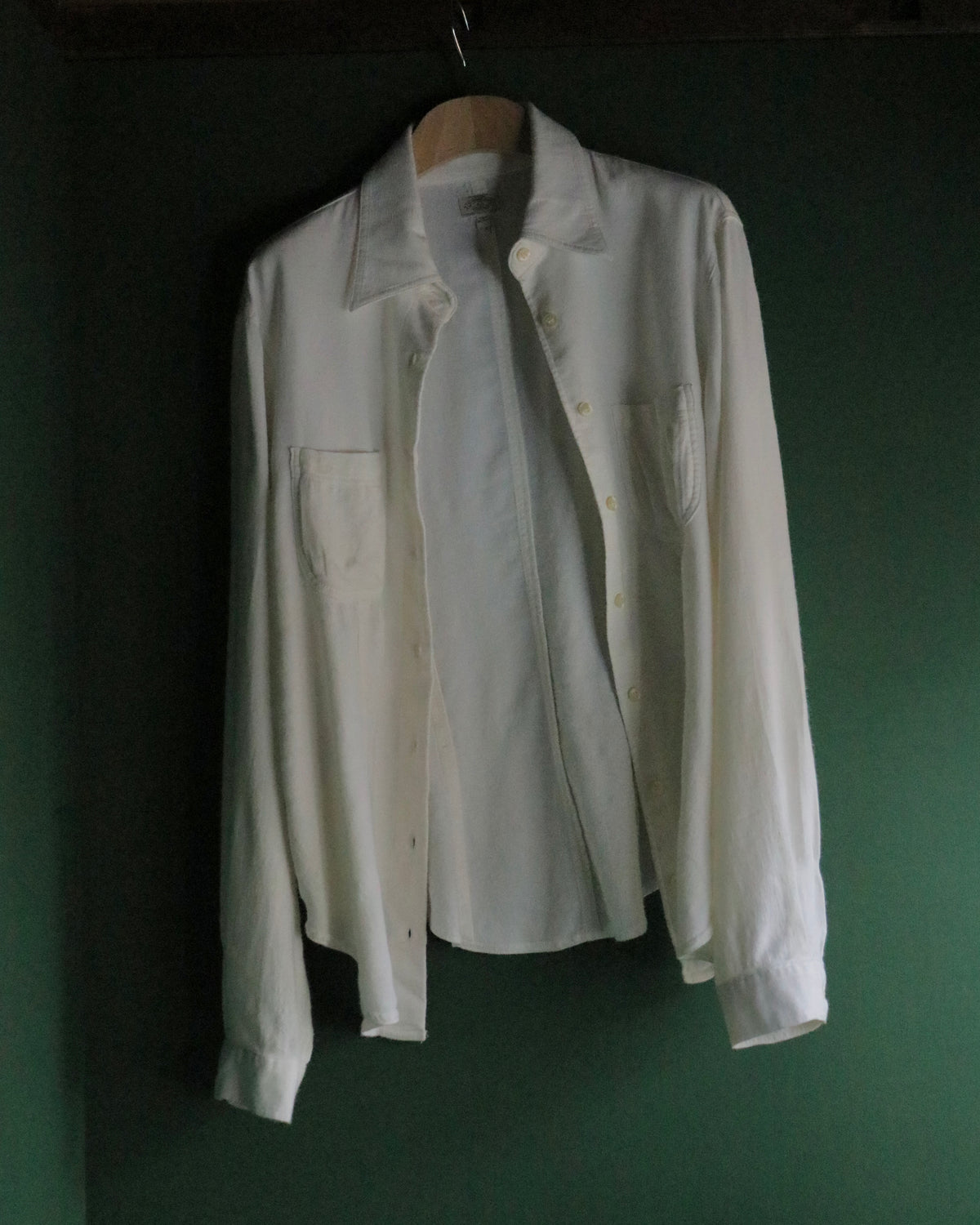 90s ARMANI JEANS cotton gauze shirt