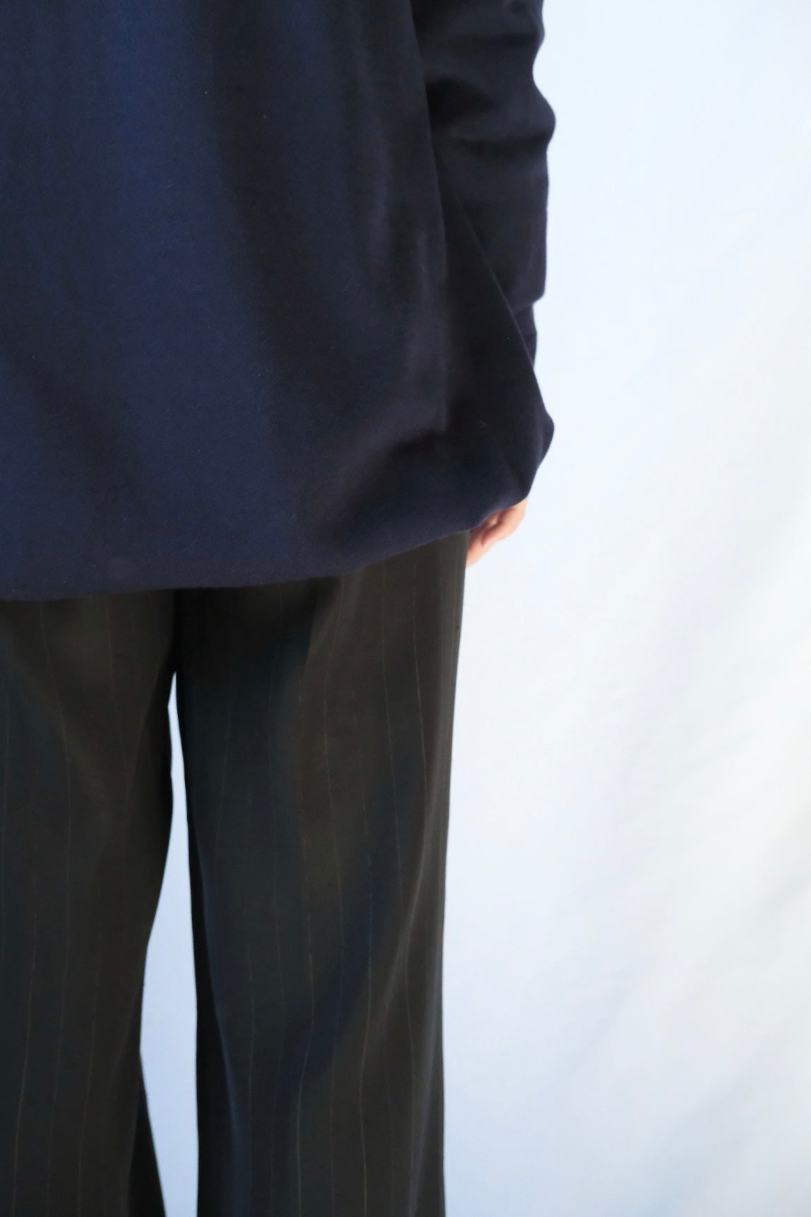 90s EMPORIO ARMANI Pin-Stripe Wide Slacks